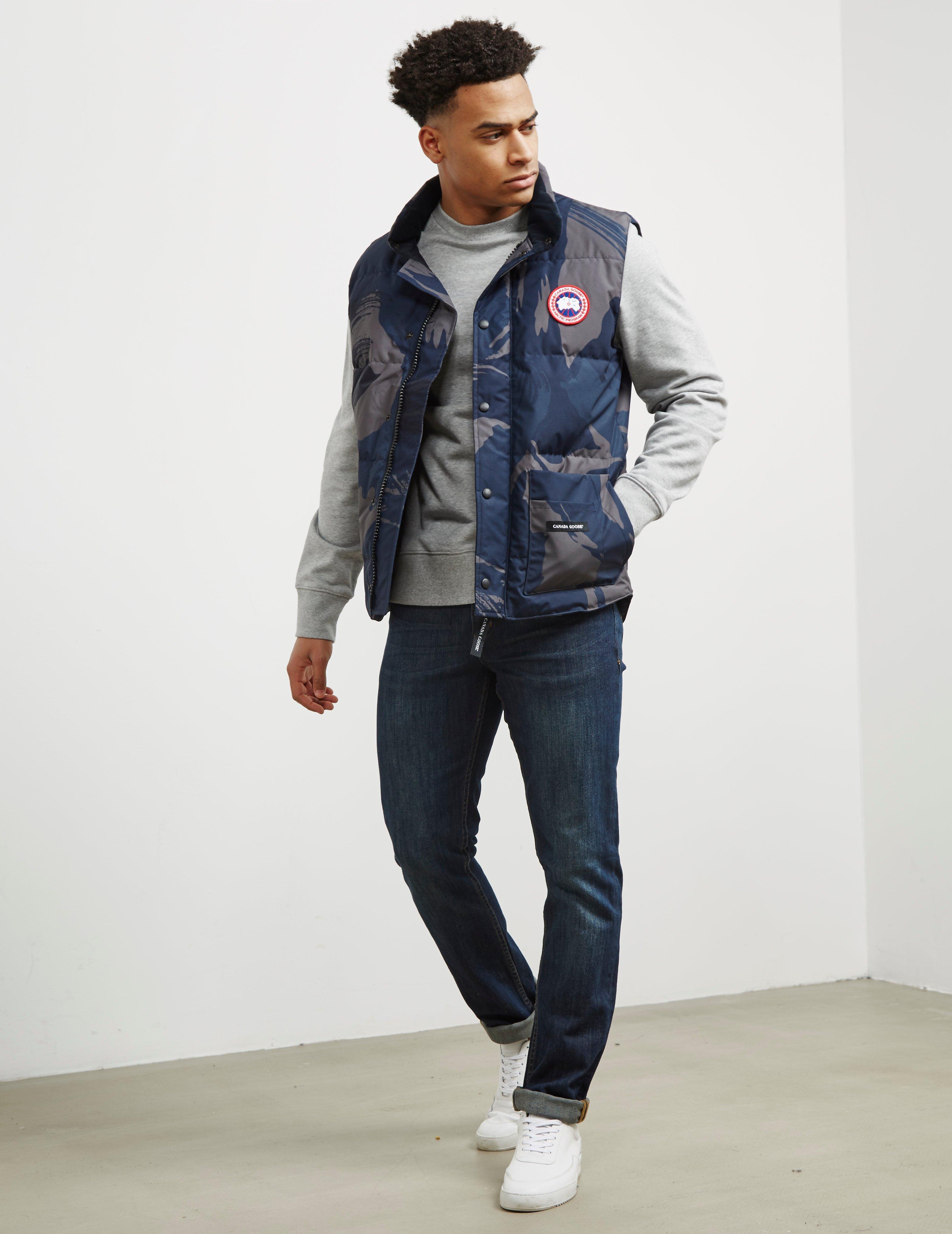 Canada Goose Goose Mens Freestyle Padded Gilet Blue for Men - Lyst