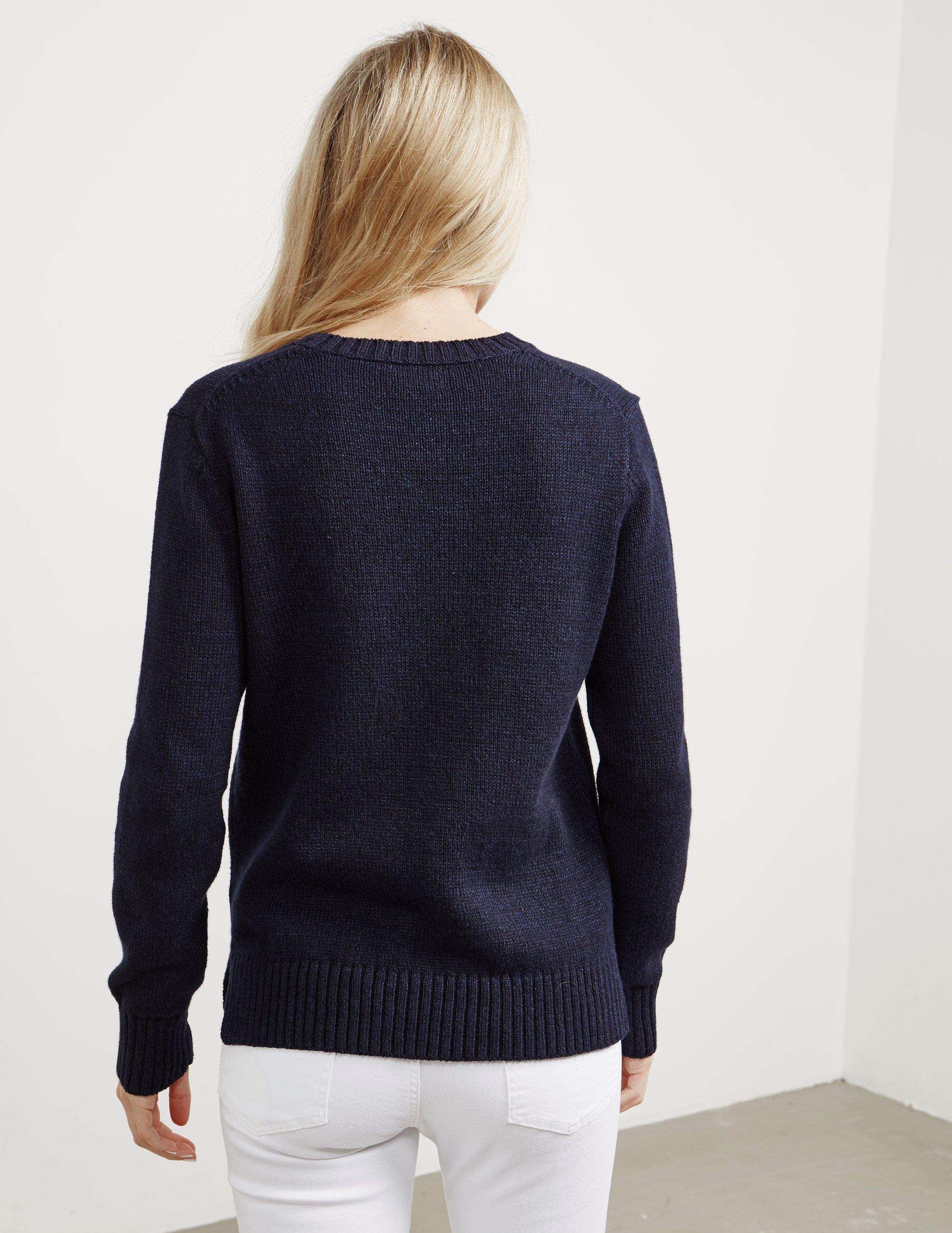 ralph lauren teddy bear jumper women's