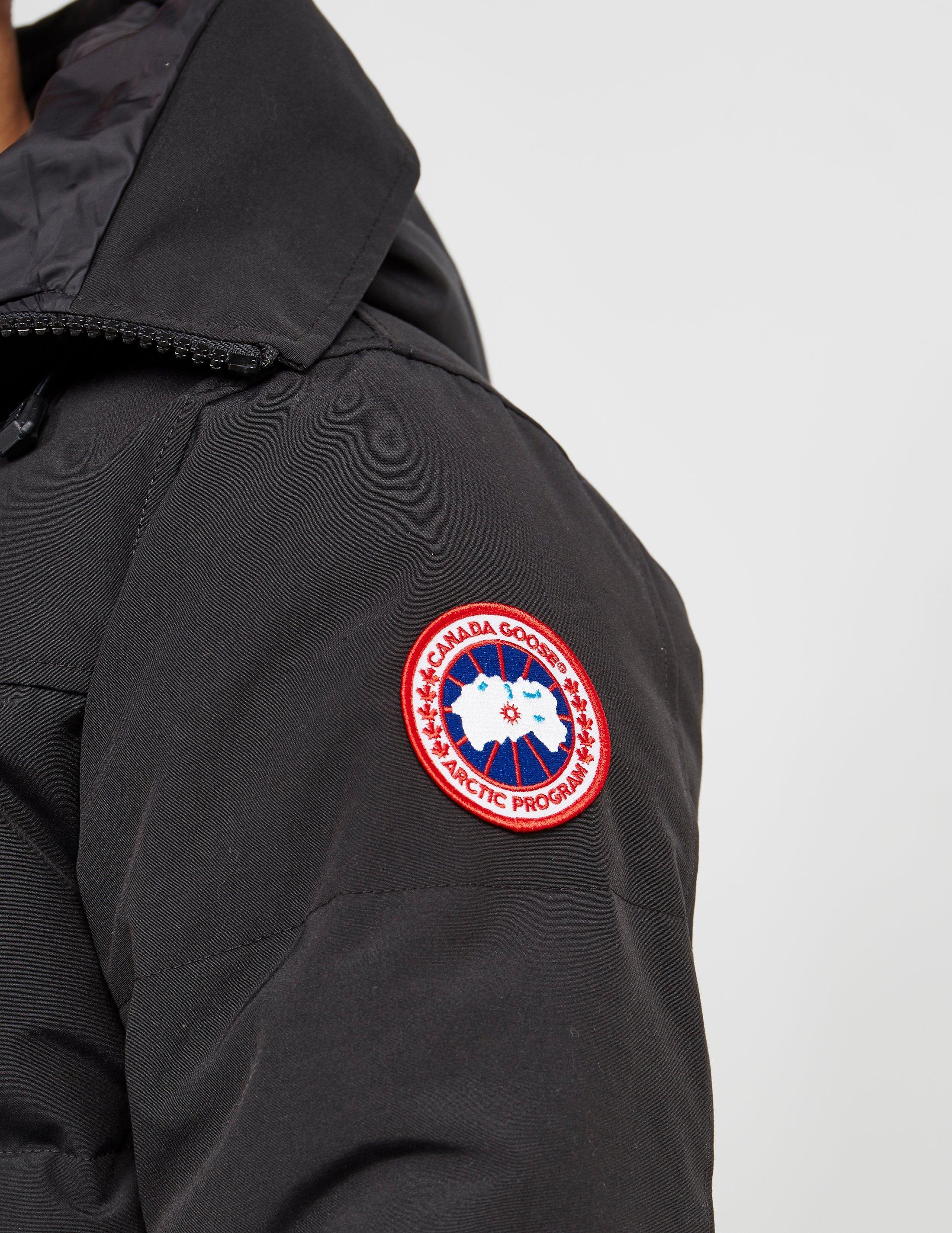 Canada Goose Goose Macmillan Padded Parka Jacket Black for Men - Lyst