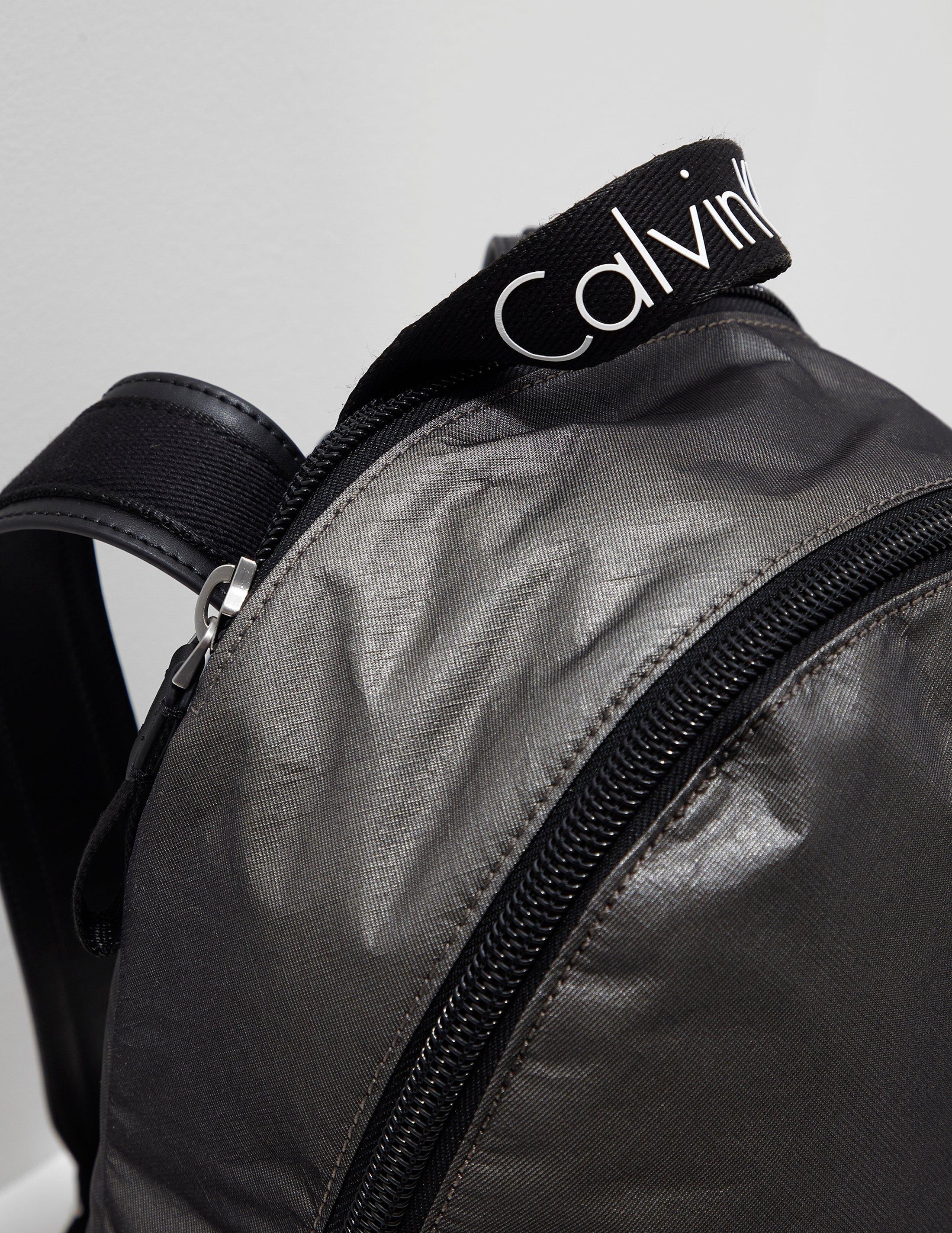 Calvin Klein Synthetic City Nylon Backpack Grey In Gray Lyst