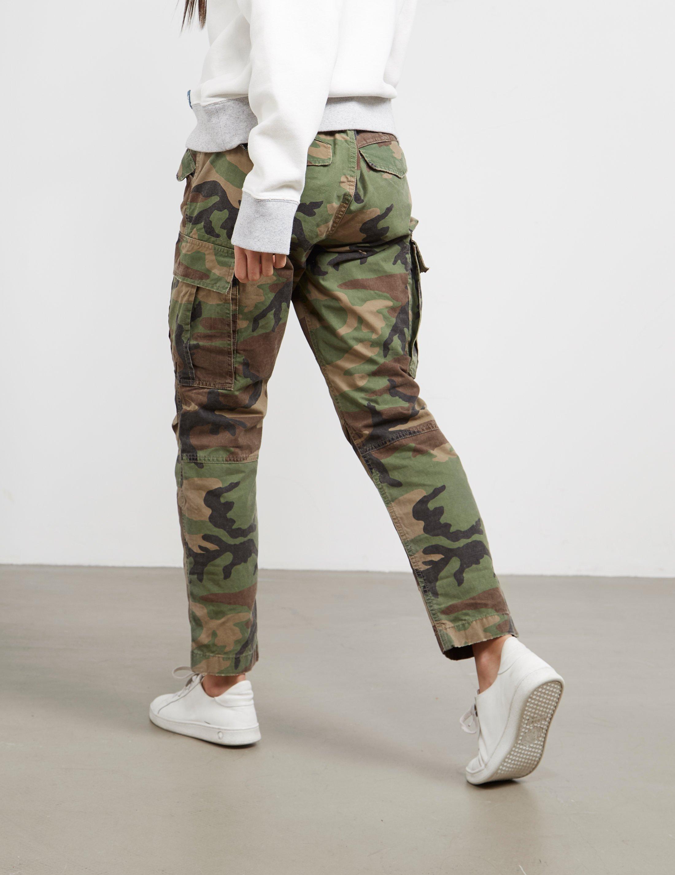 Polo Ralph Lauren Cotton Camouflage Cargo Pants Green | Lyst