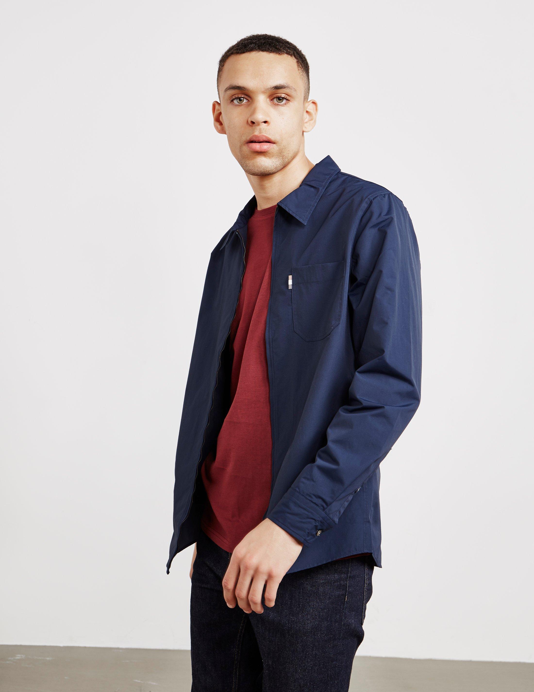 Aquascutum brodie zip overshirt Clearance