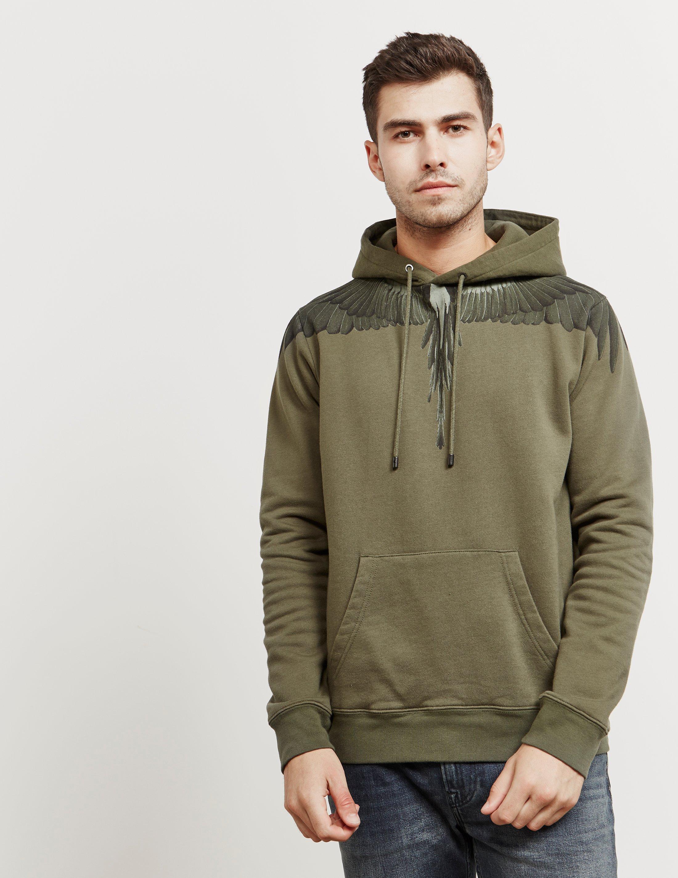 Marcelo burlon green hoodie best sale