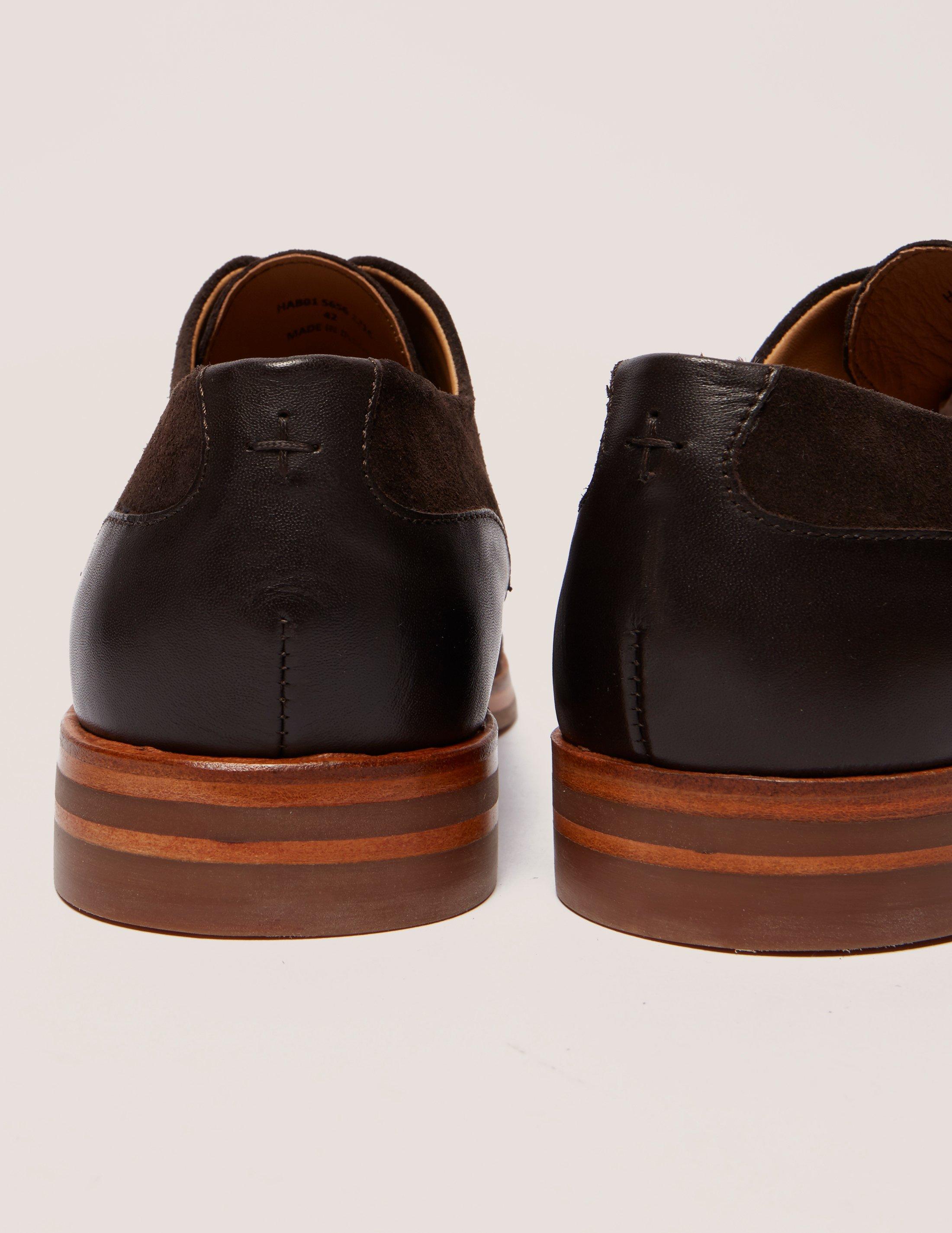 H by Hudson Enrico Derby Shoes in Brown for Men Lyst H by Hudson Enrico Derby Shoes in Brown for Men Lyst