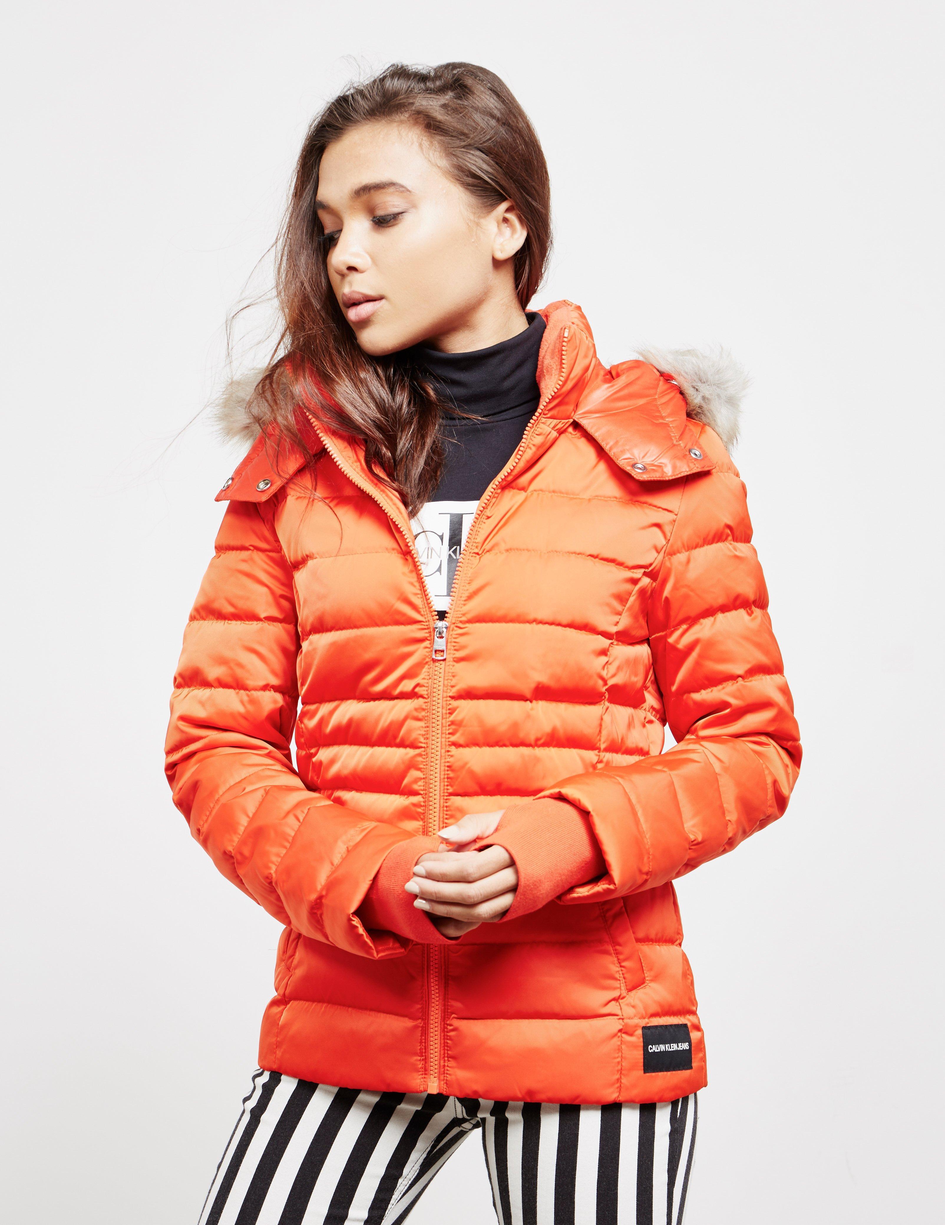 calvin klein orange jacket