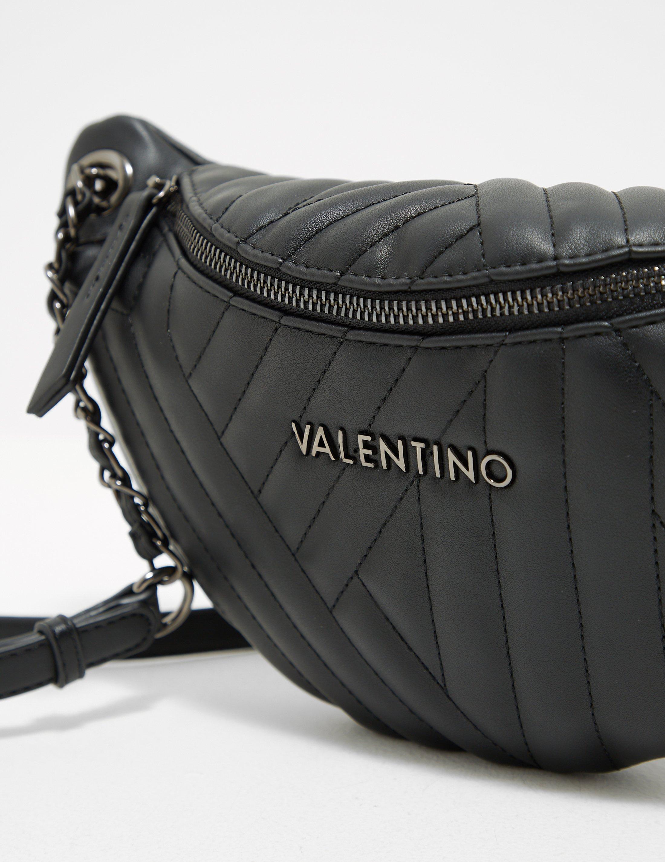 Valentino By Mario Valentino Signature Quilted Shoulder Bag Black Lyst