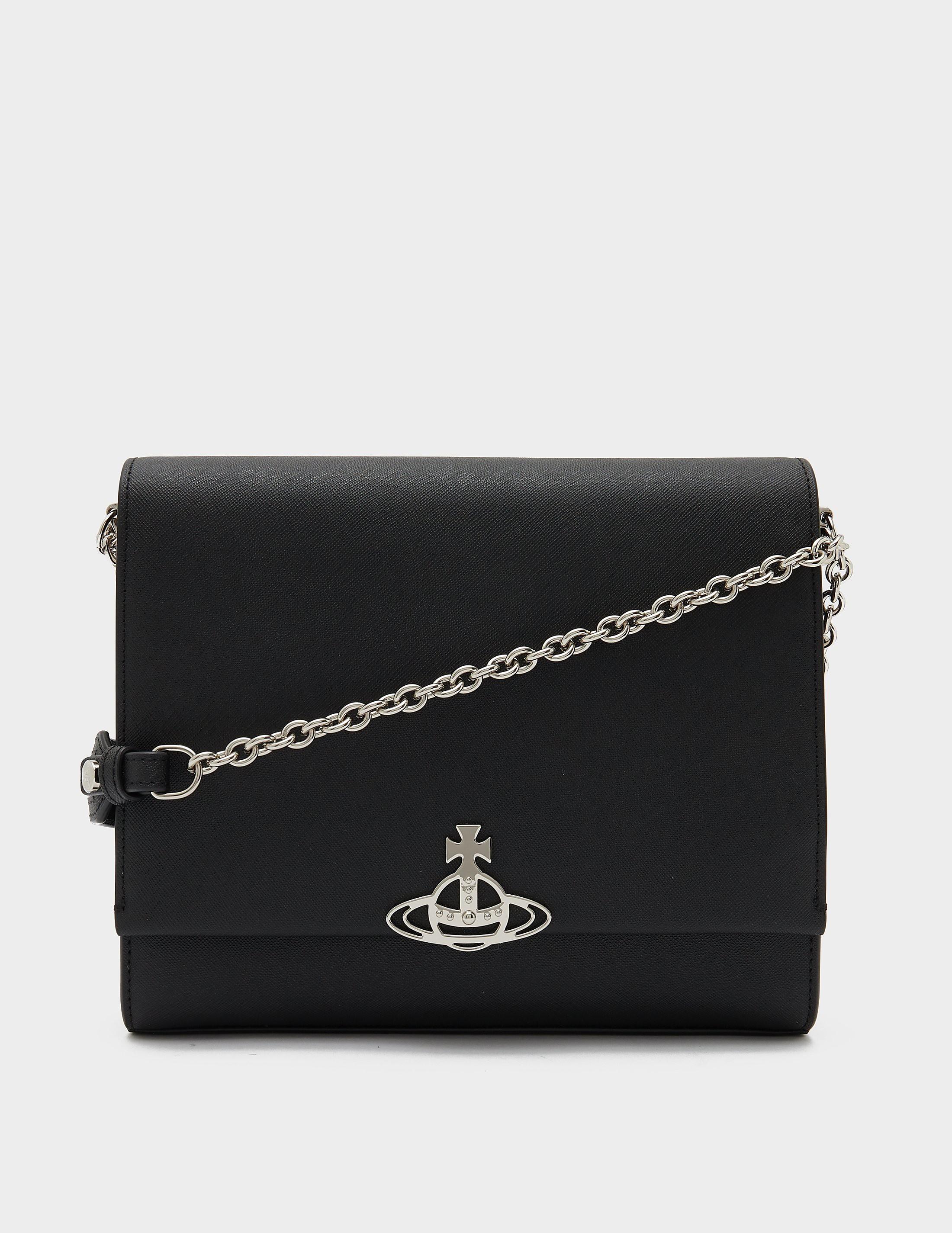 Vivienne Westwood Lucy Chain Crossbody Bag in Black Lyst Canada