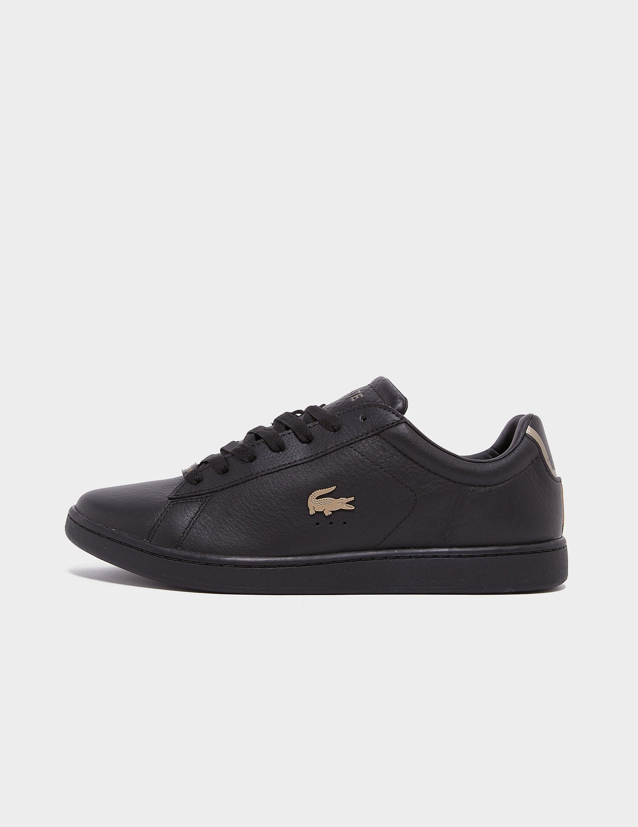 Lacoste Carnaby Evo Trainers in Black for Men | Lyst