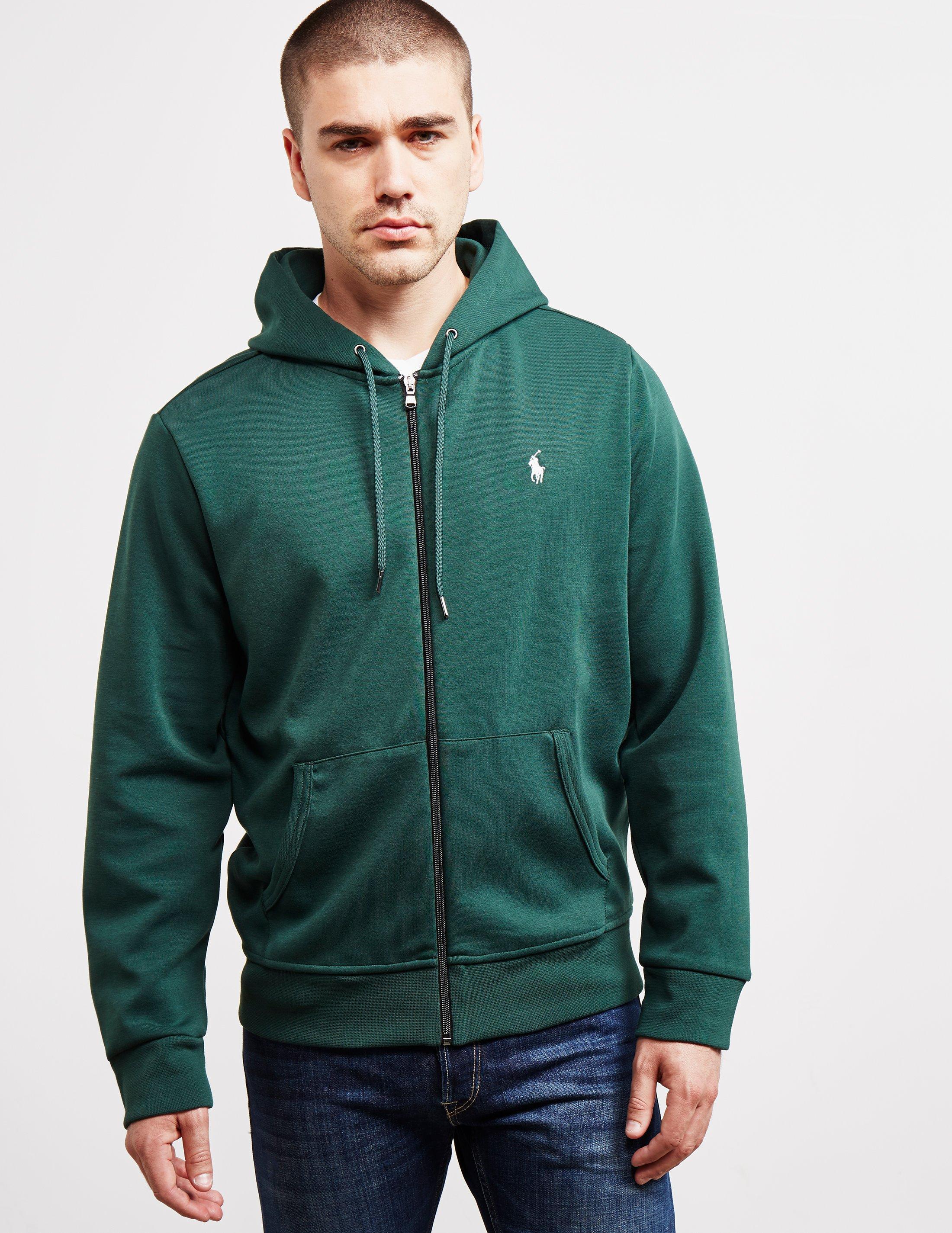 Polo Ralph Lauren Mens Tech Fleece Full Zip Hoodie Green for Men | Lyst