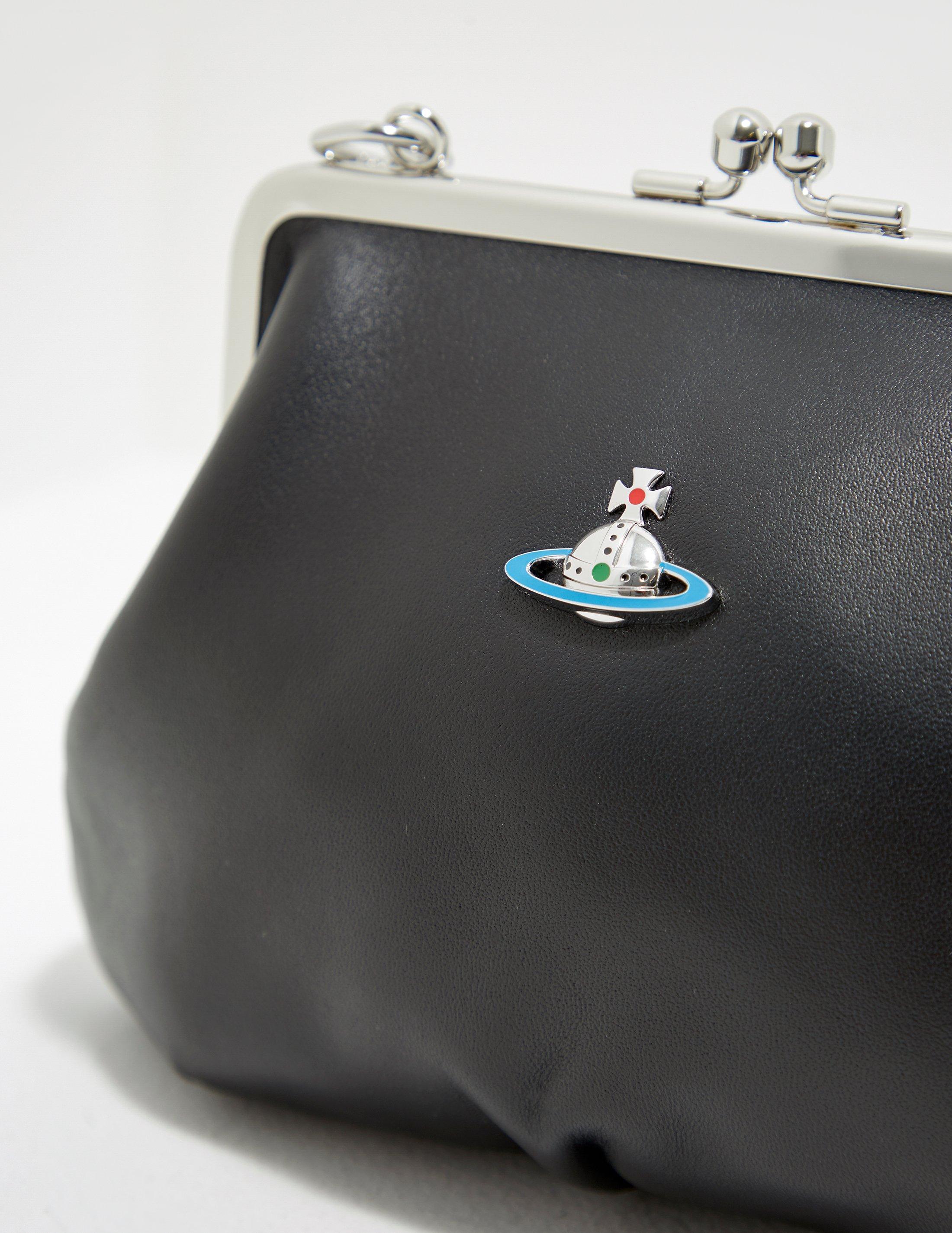 vivienne westwood clutch bolsa black