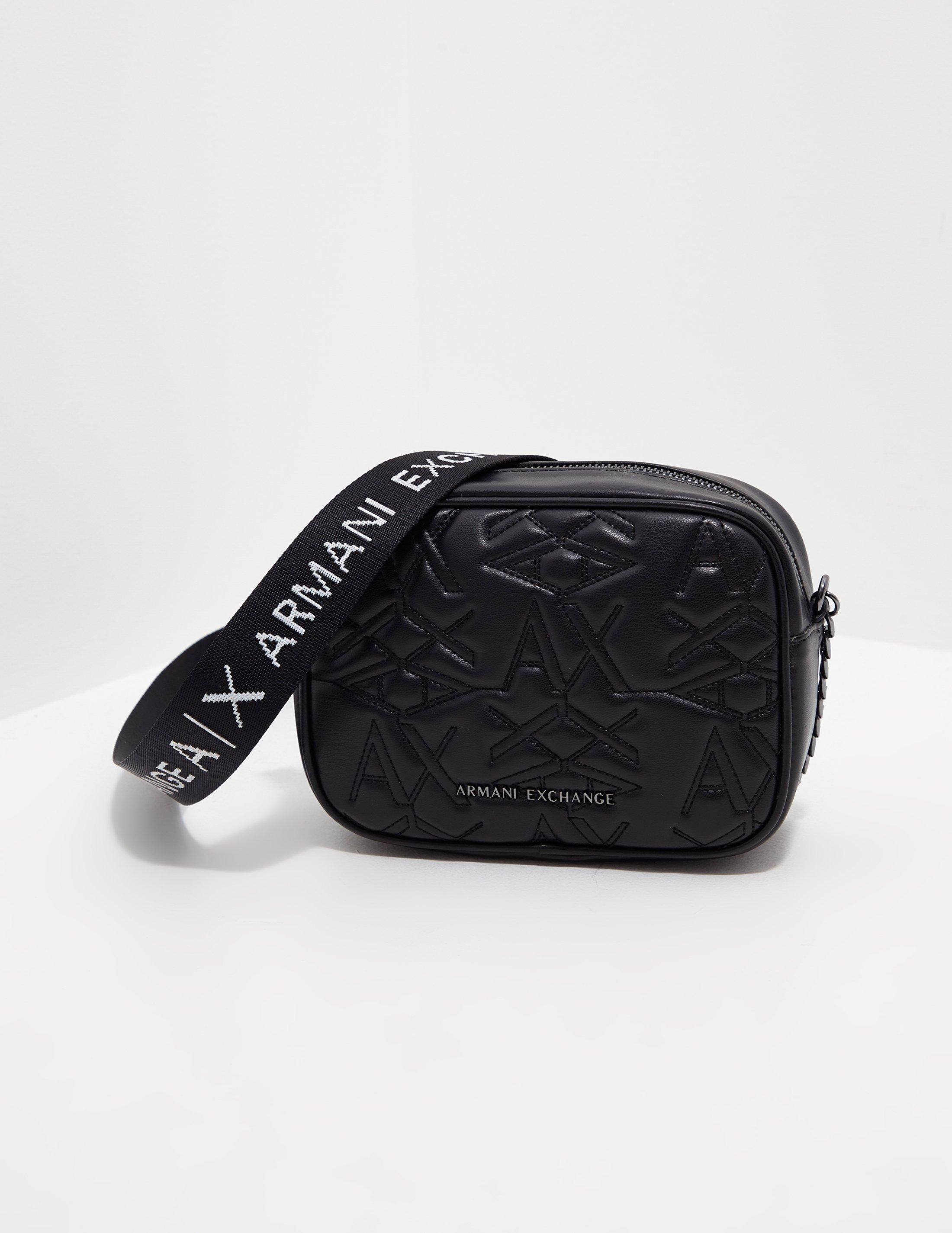 Armani Exchange Quilted Shoulder Bag Black - Lyst