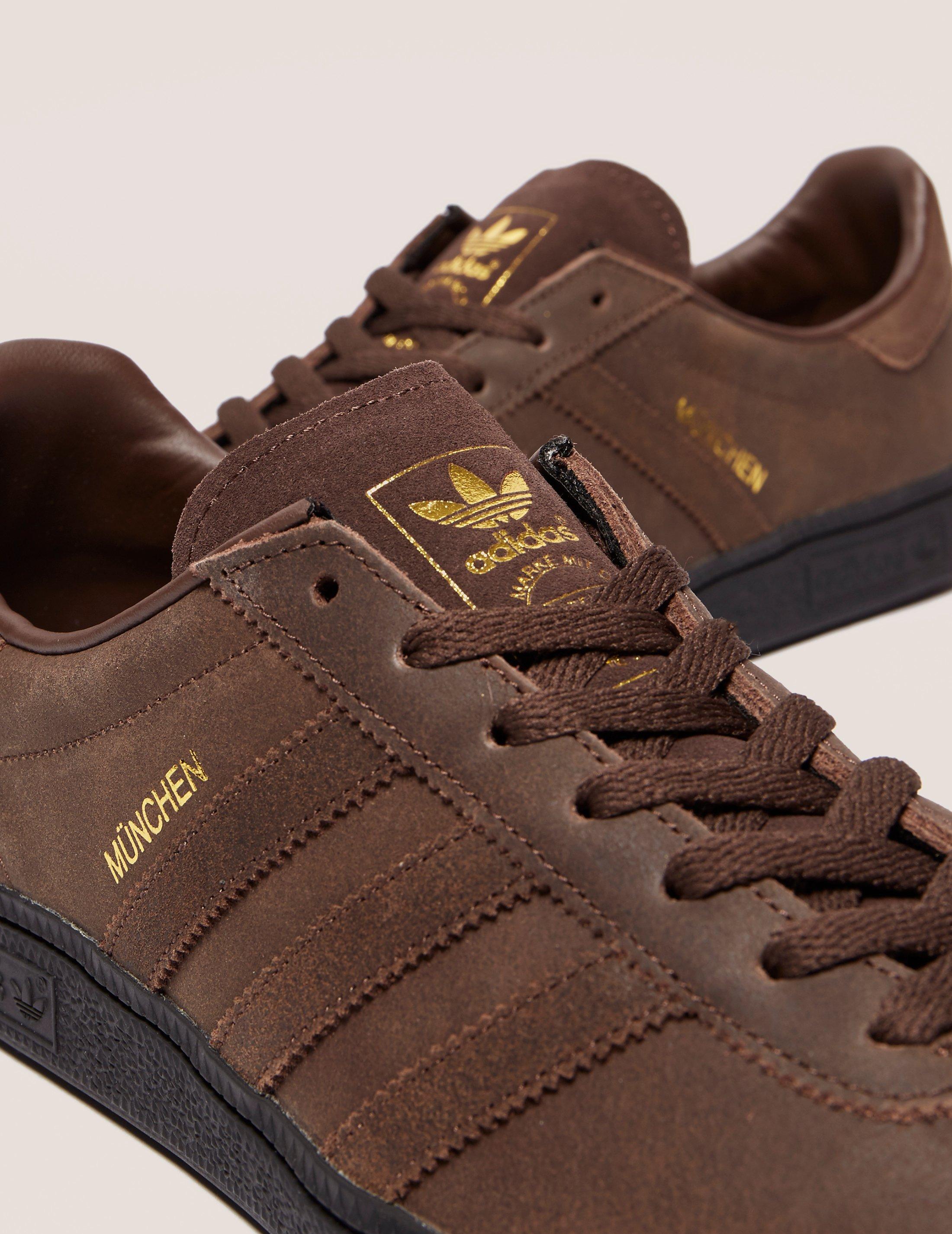 brown and tan adidas