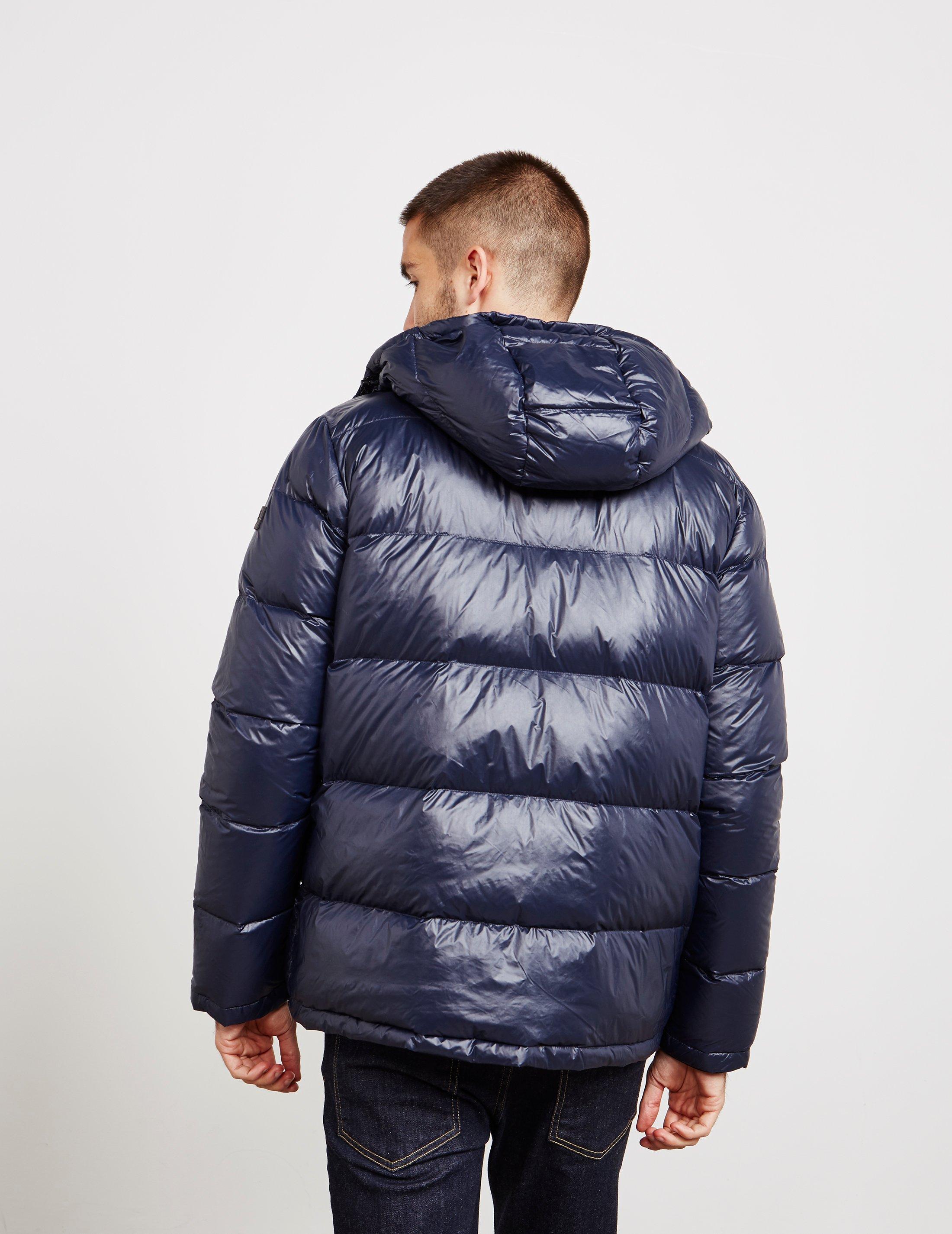 navy blue camouflage jacket