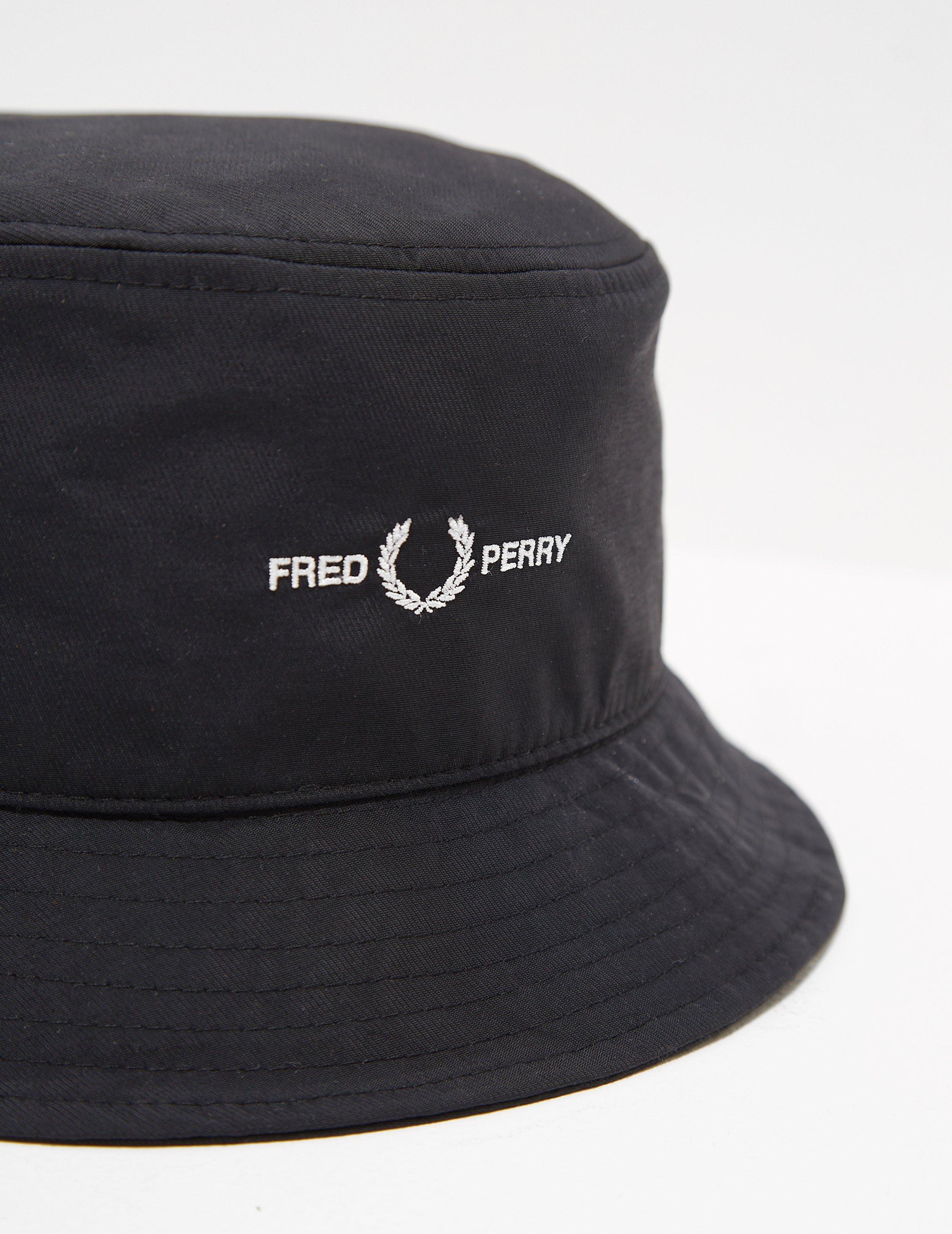 Sports Twill Bucket Hat in Black 
