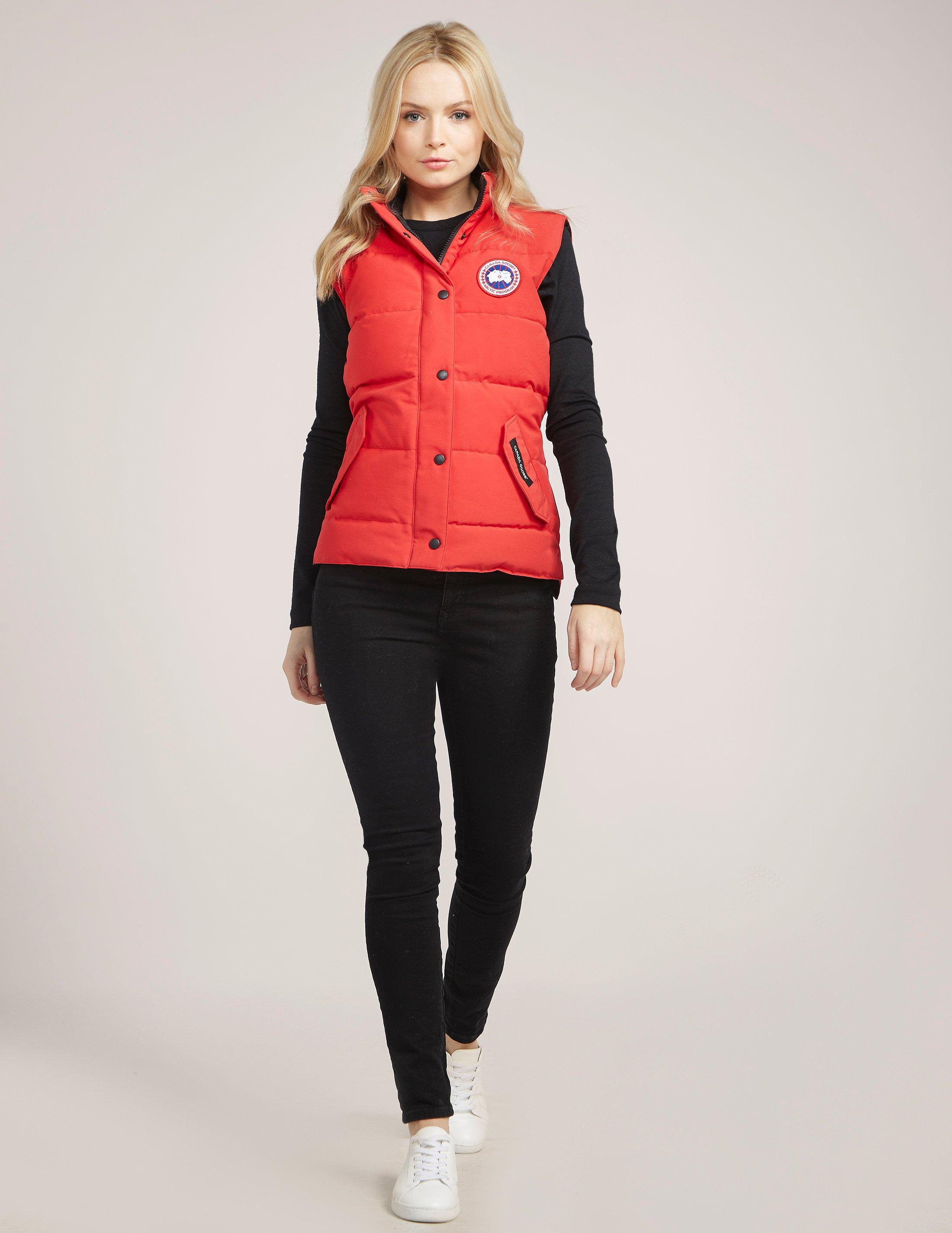 Canada Goose Goose Freestyle Padded Gilet Red - Lyst