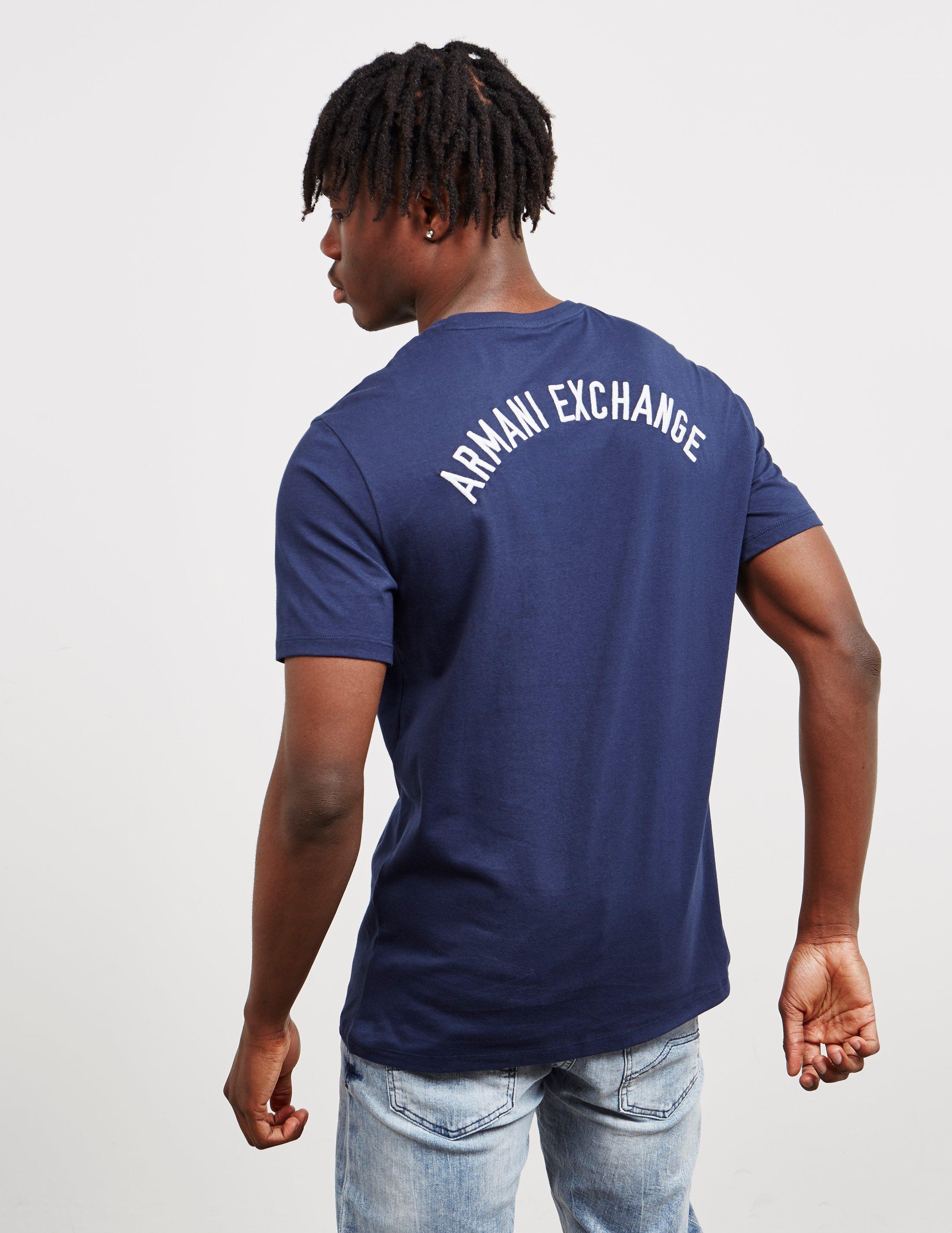 blue armani exchange t shirt