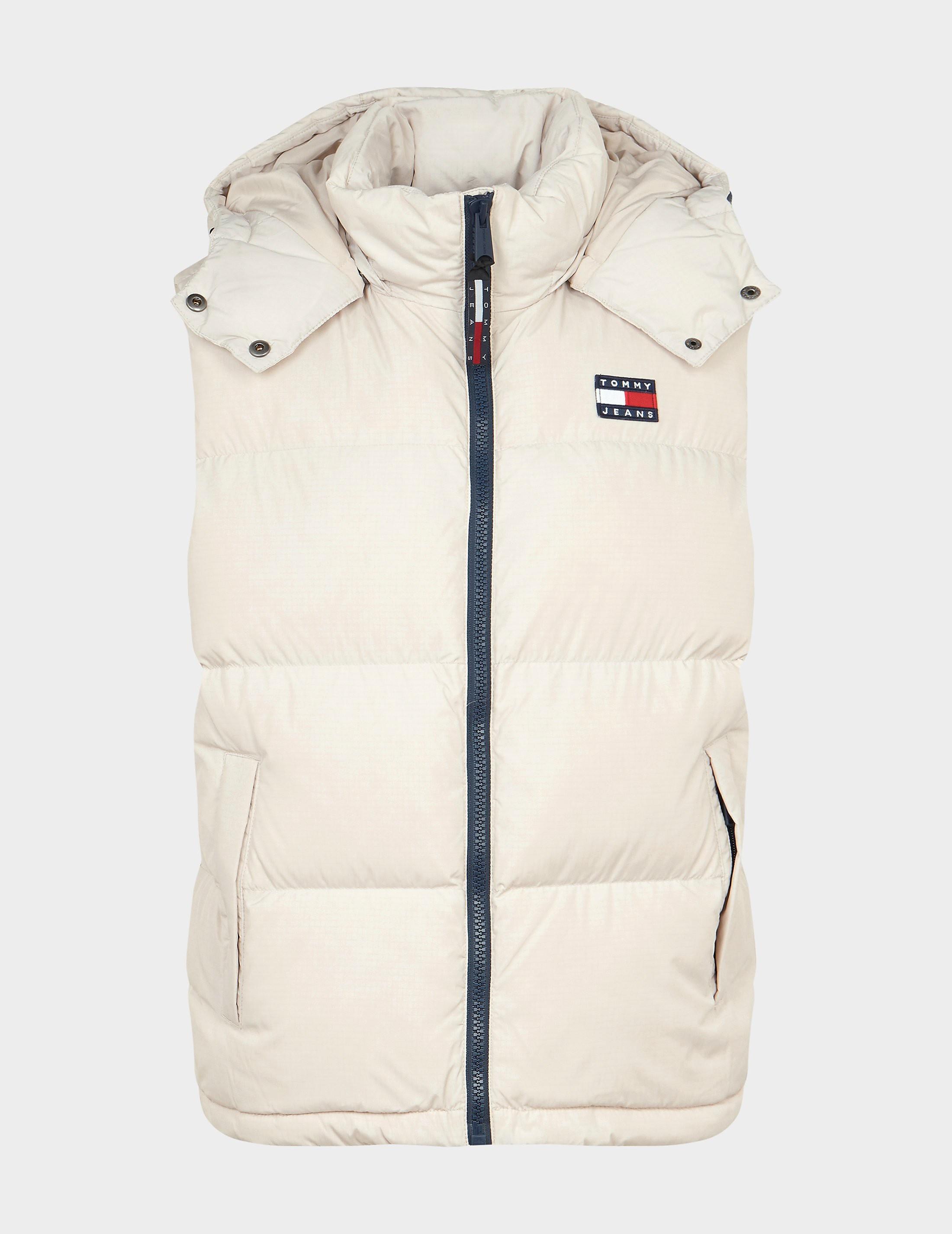 Tommy Hilfiger Alaska Puffer Gilet White in Cream (Natural) Lyst