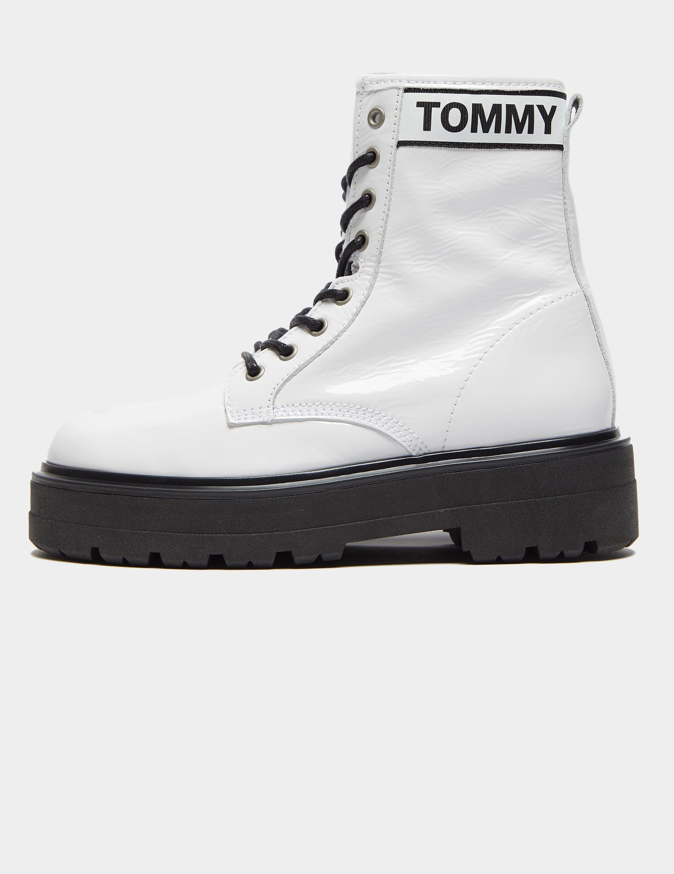 tommy hilfiger military boots