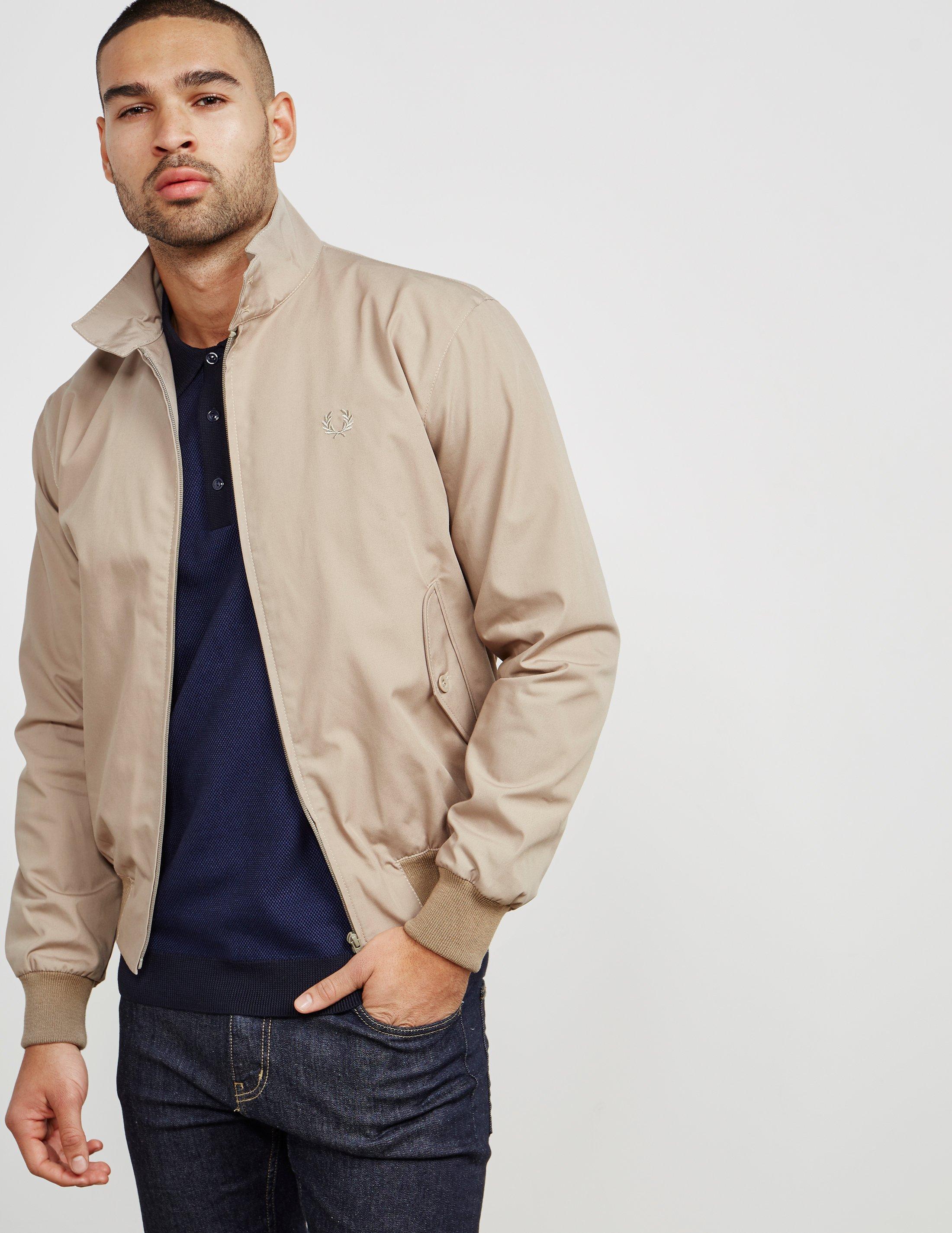 Fred Perry Mens Reissue Harrington Lightweight Jacket Beige in Natural for  Men | Lyst