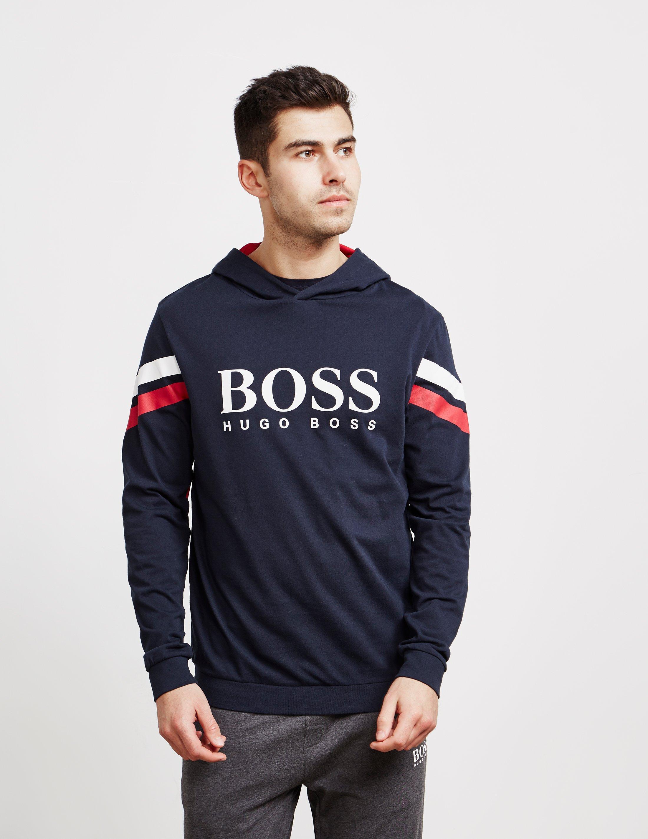 hugo boss navy blue hoodie