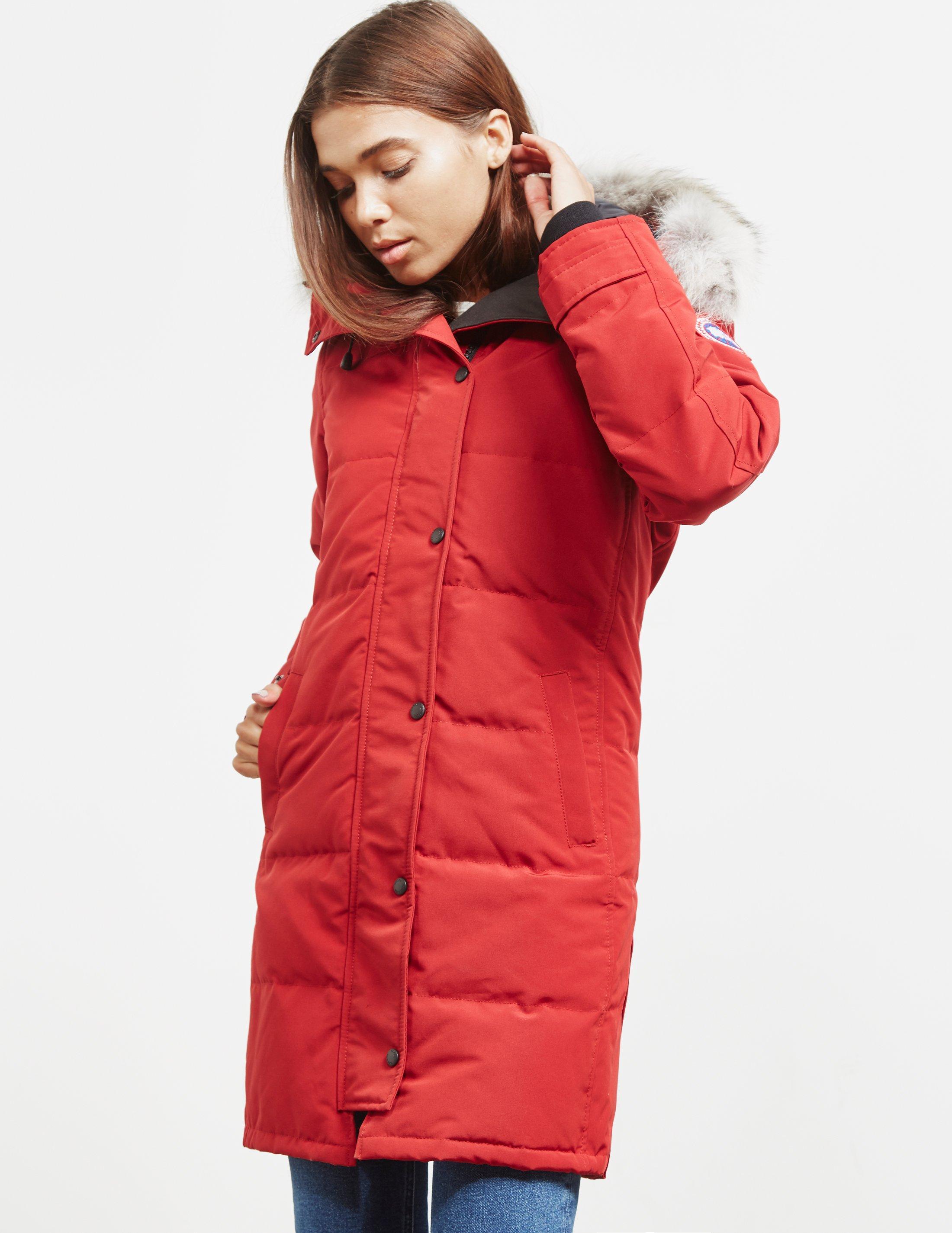 Canada Goose Goose Shelburne Padded Parka Jacket Red Lyst