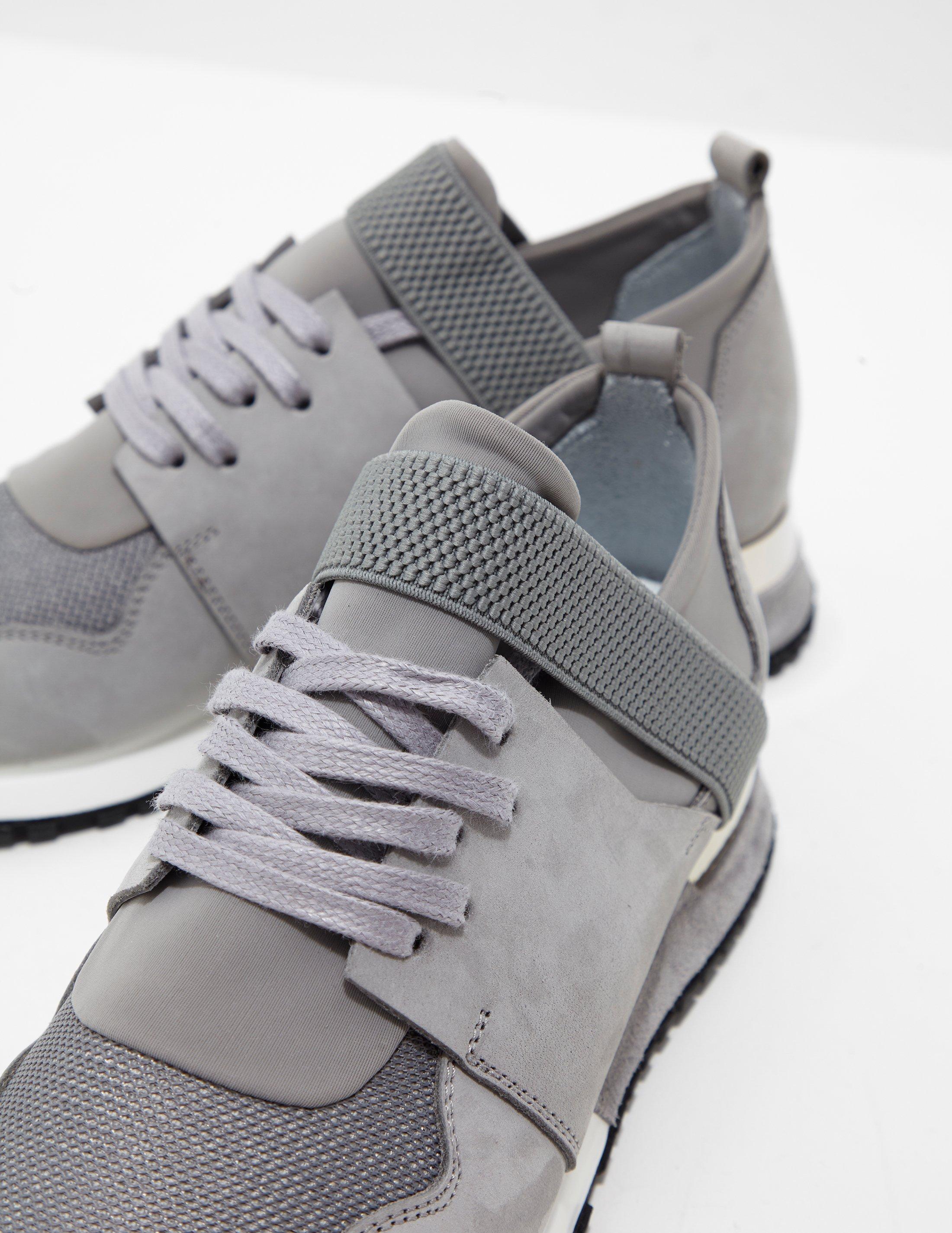 Mallet Suede Womens Btlr Elast Grey in Grey Lyst