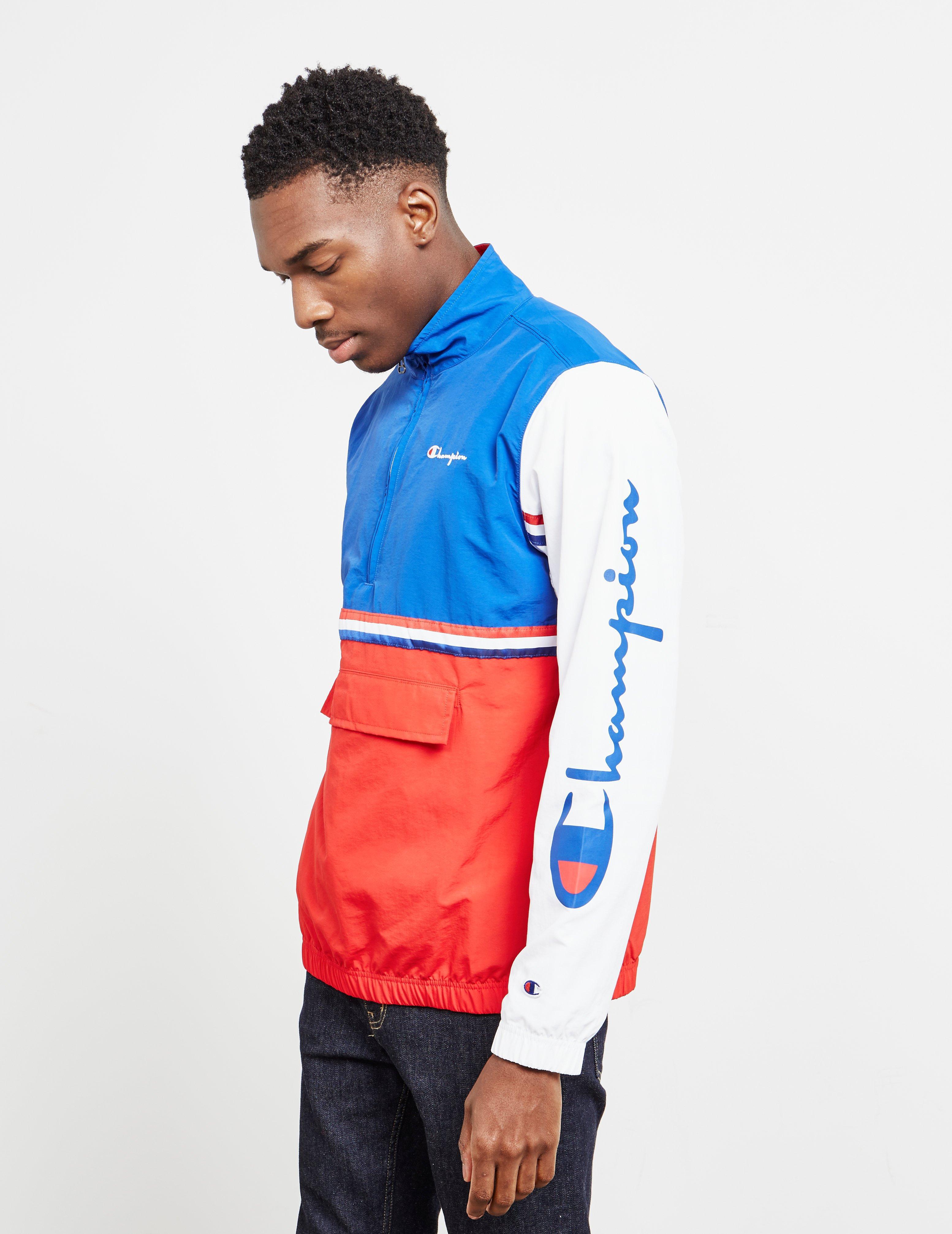 champion half zip track top