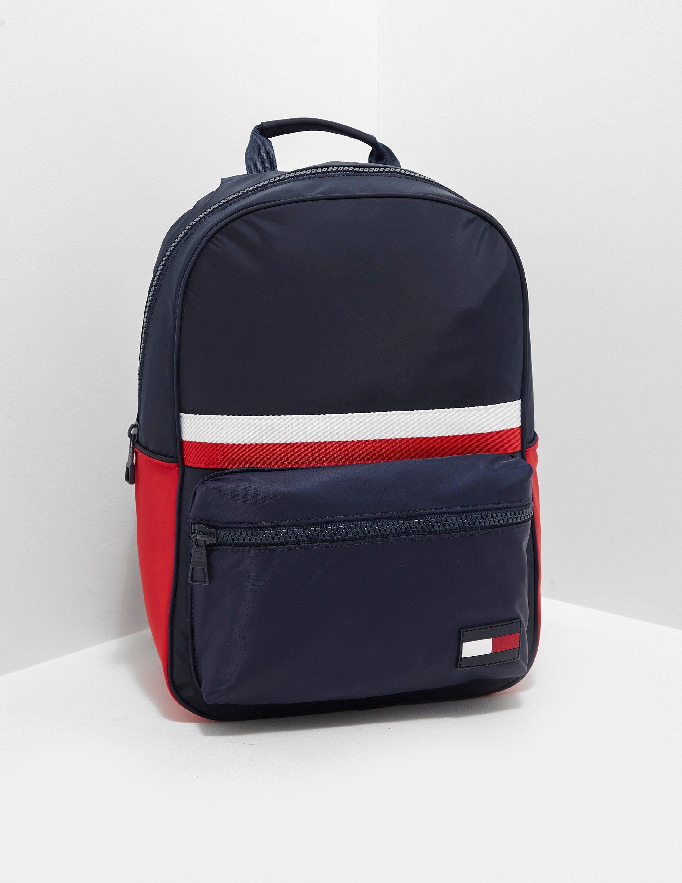 Tommy Hilfiger Synthetic Stripe Flag Backpack Navy Blue for Men - Lyst