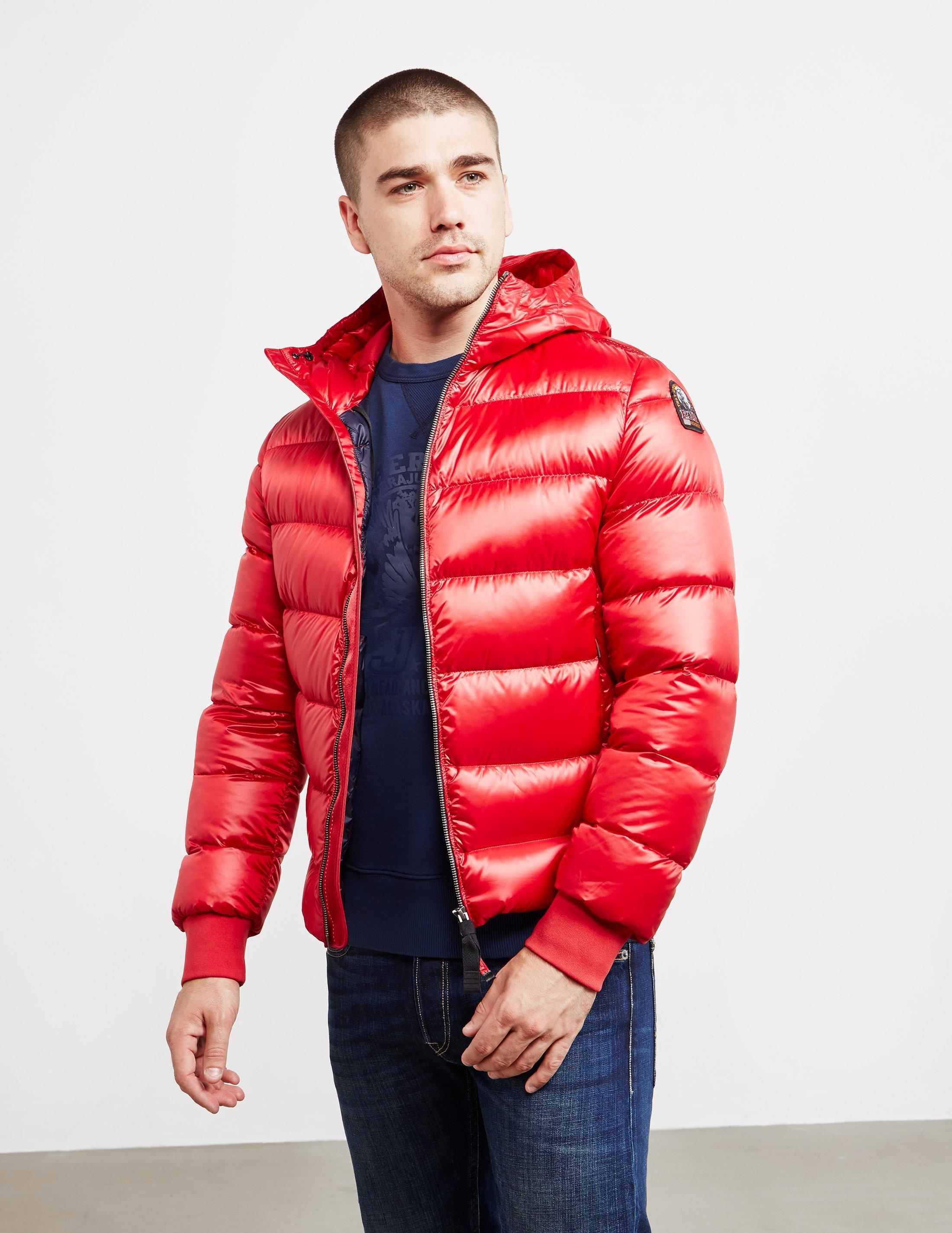 Parajumpers Synthetic Pharrell Quilted Jacket Red for Men - Lyst