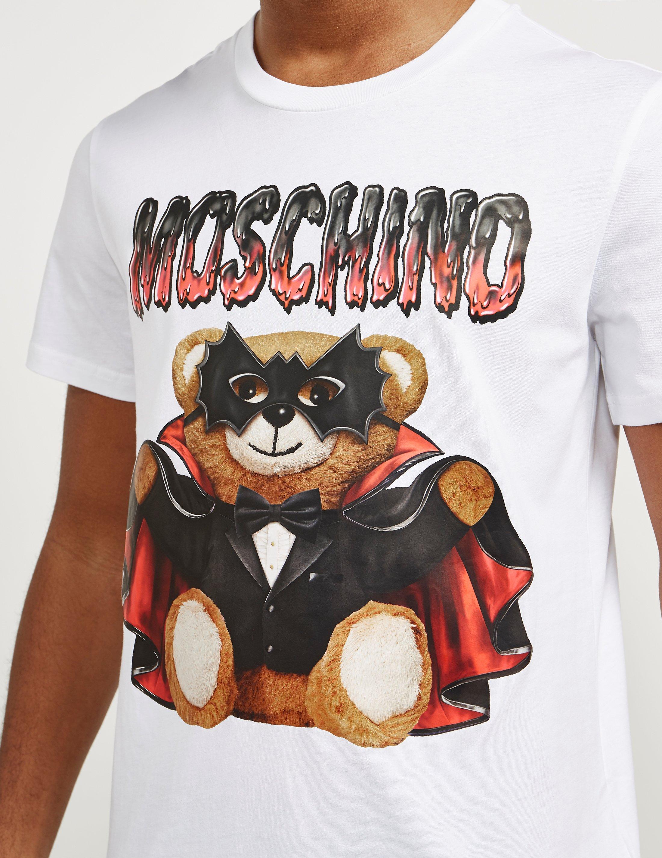 Moschino Cotton Dracula Bear T-shirt in 