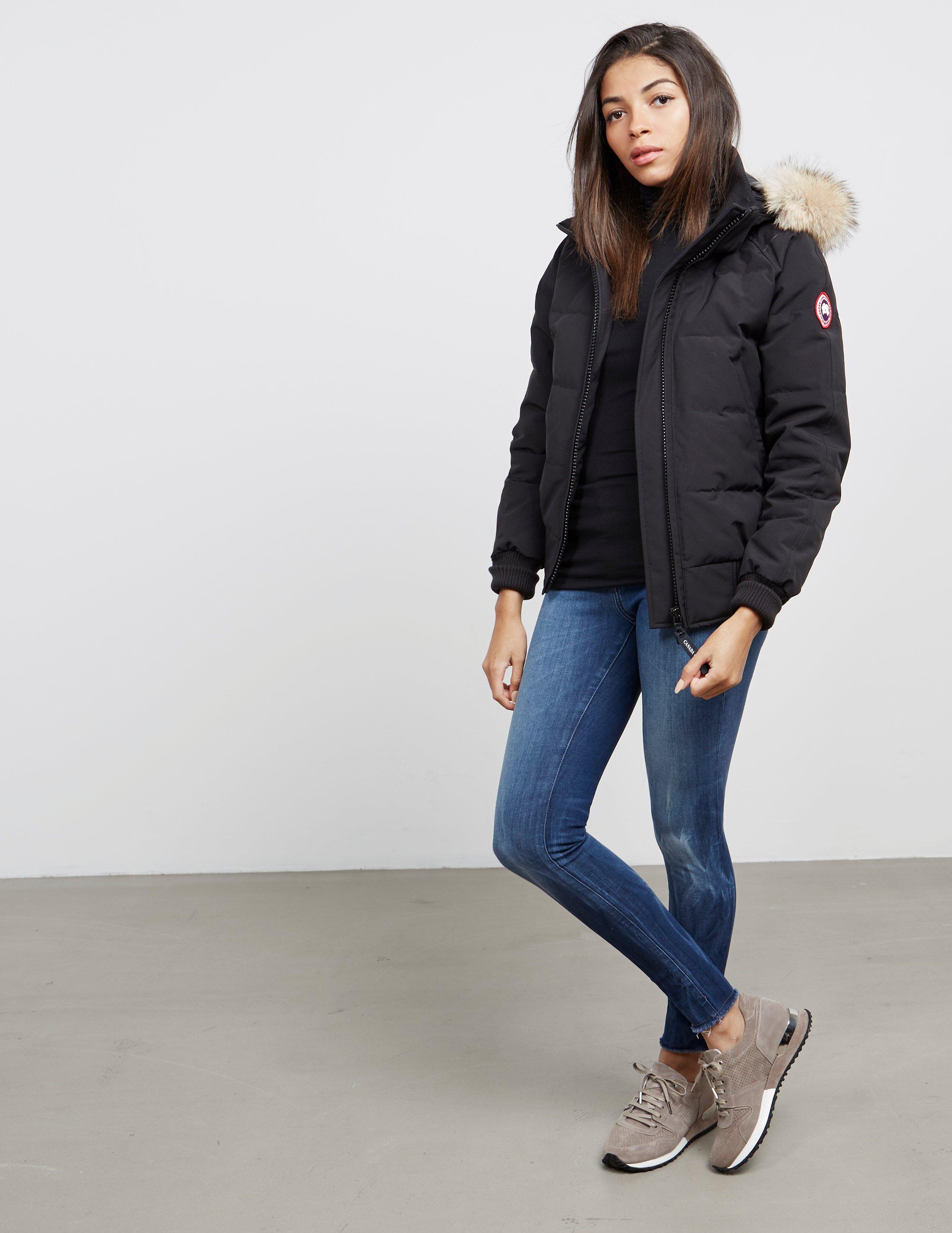 Canada Goose Savona Padded Bomber Jacket Black | Lyst Canada