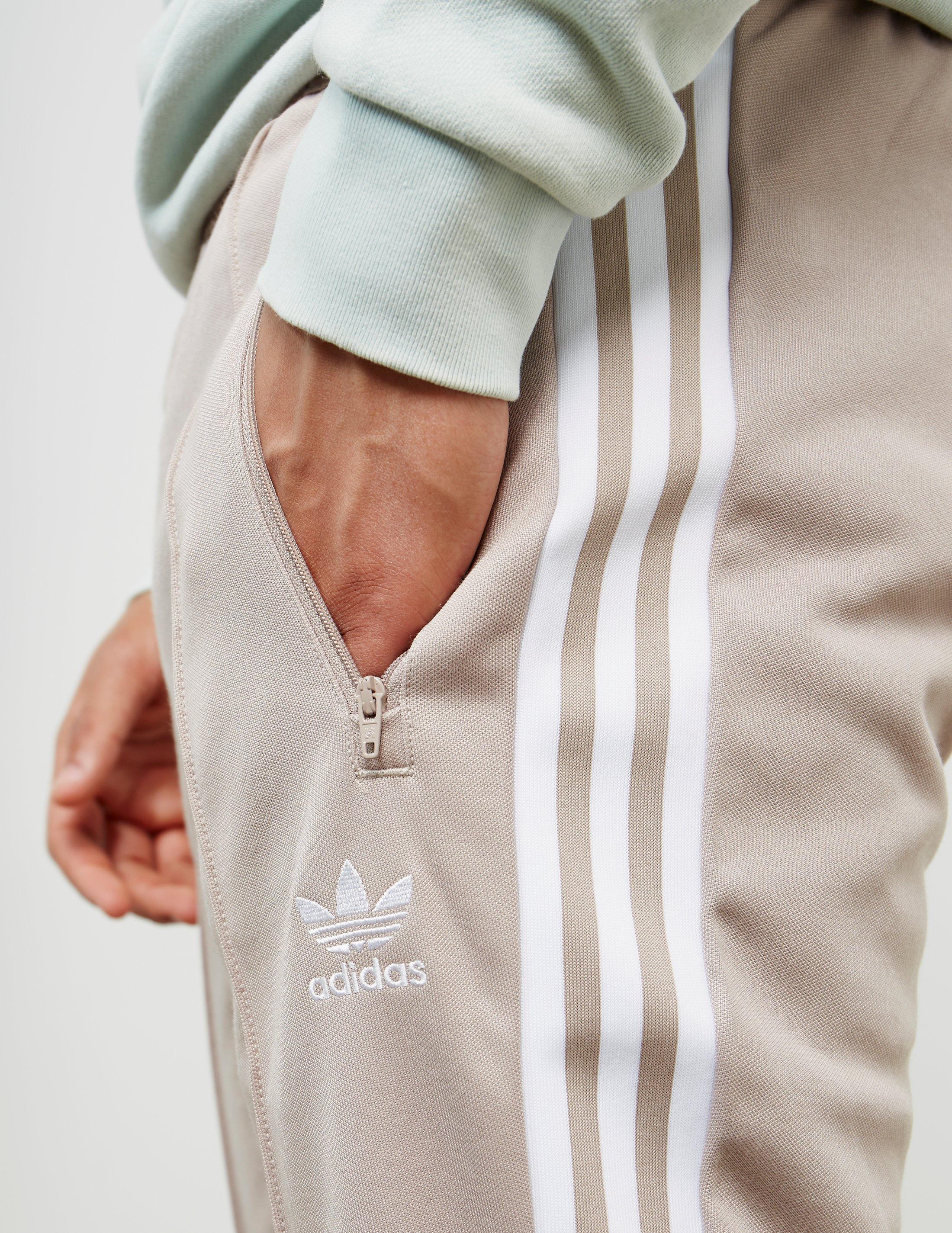 adidas Originals Cotton Mens Beckenbauer Cuffed Track Pants Grey in Gray  for Men | Lyst