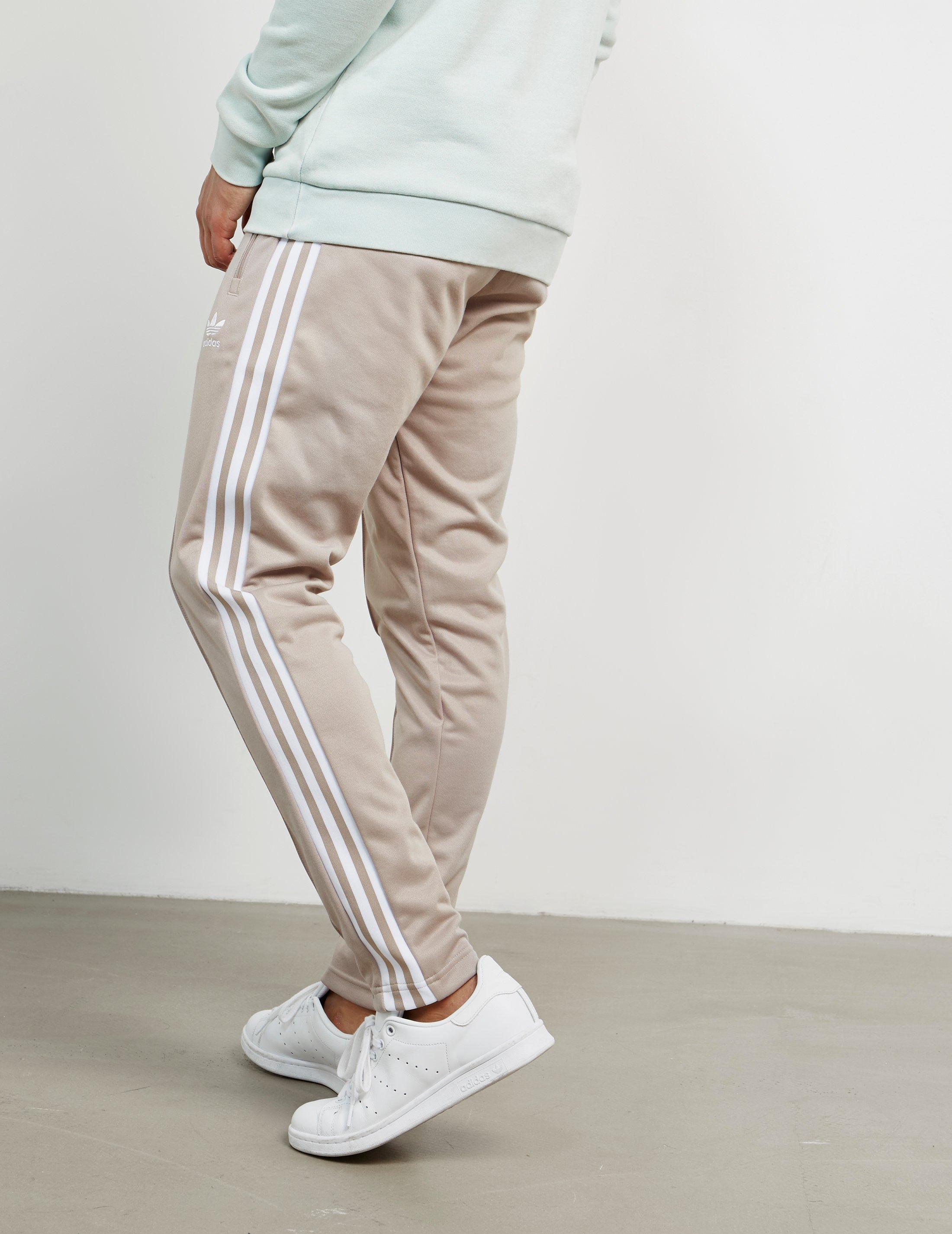 adidas Originals Cotton Mens Beckenbauer Cuffed Track Pants Grey in Gray  for Men | Lyst