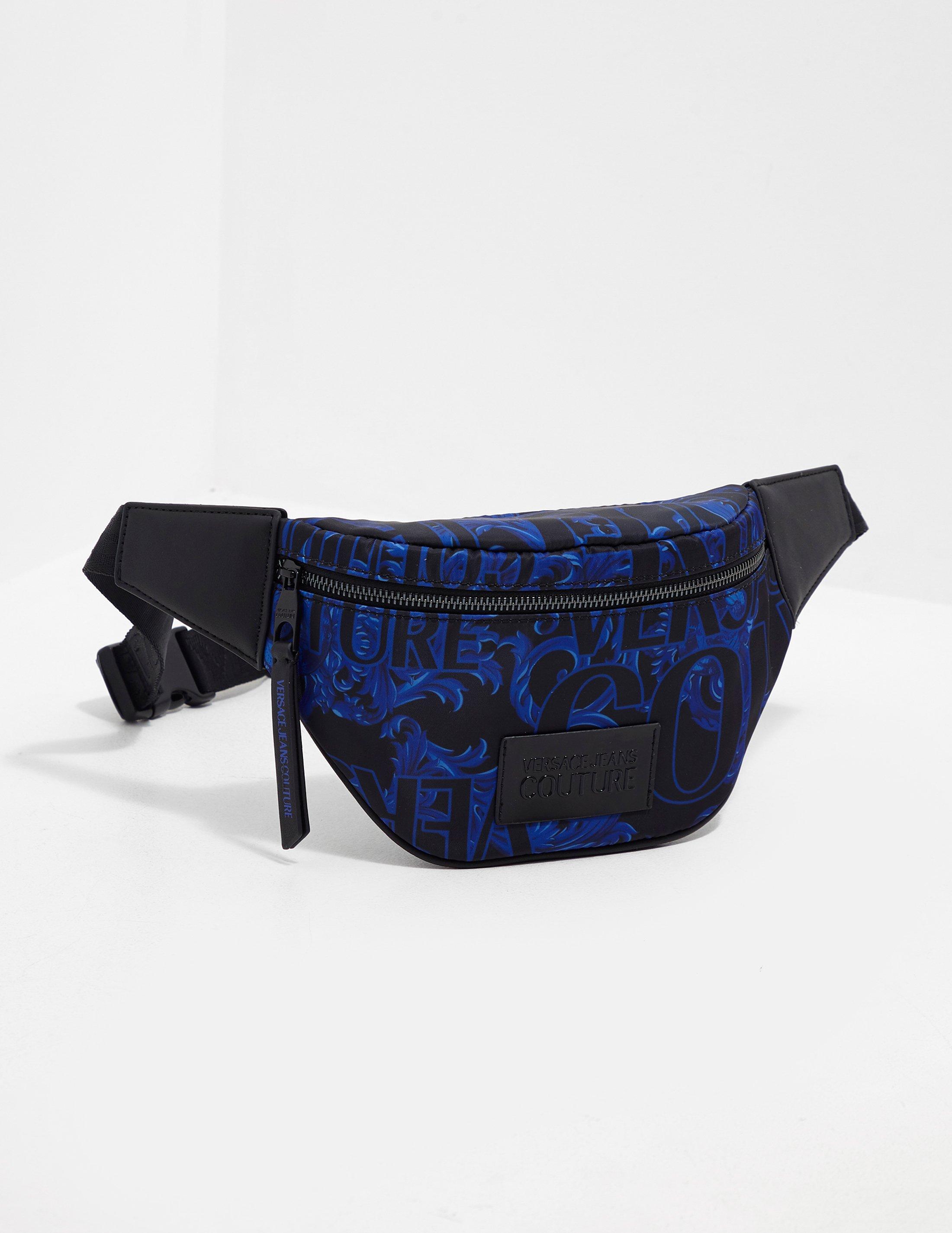 Versace Jeans Couture Denim Baroque Bum Bag Blue for Men | Lyst