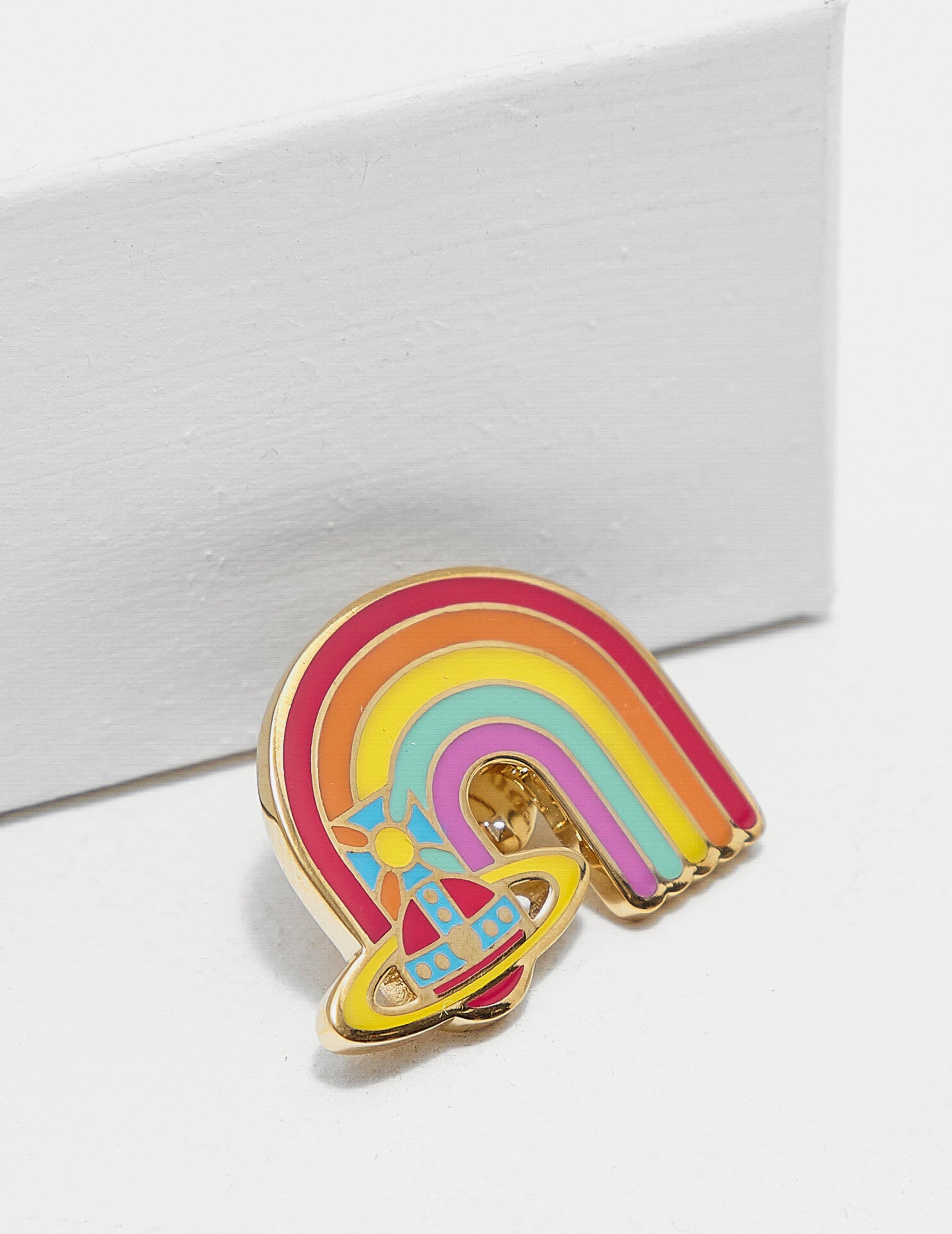 Vivienne Westwood Womens Dorothy Rainbow Pin Multi - Lyst