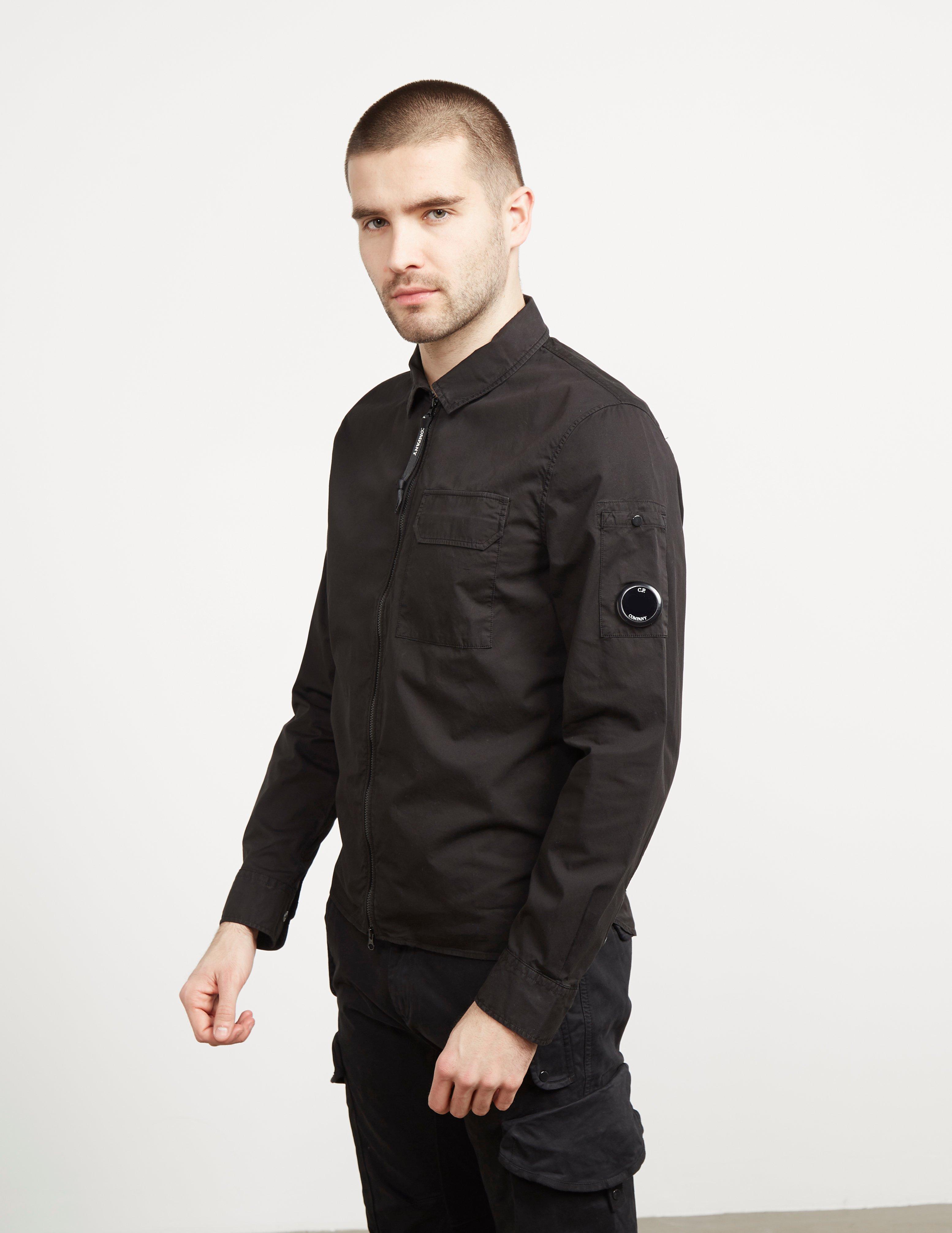 black cp company over shirt