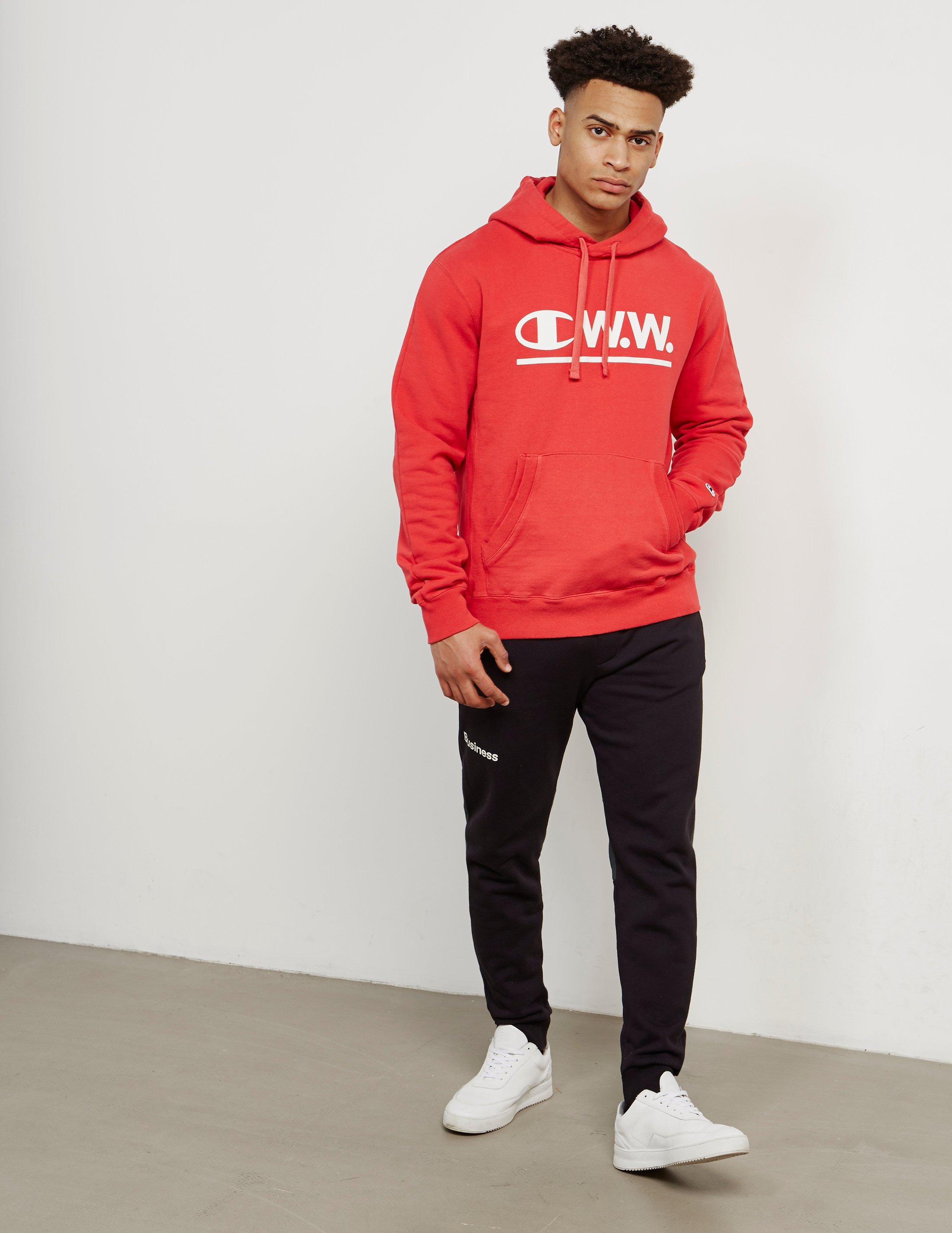 champion outfit red