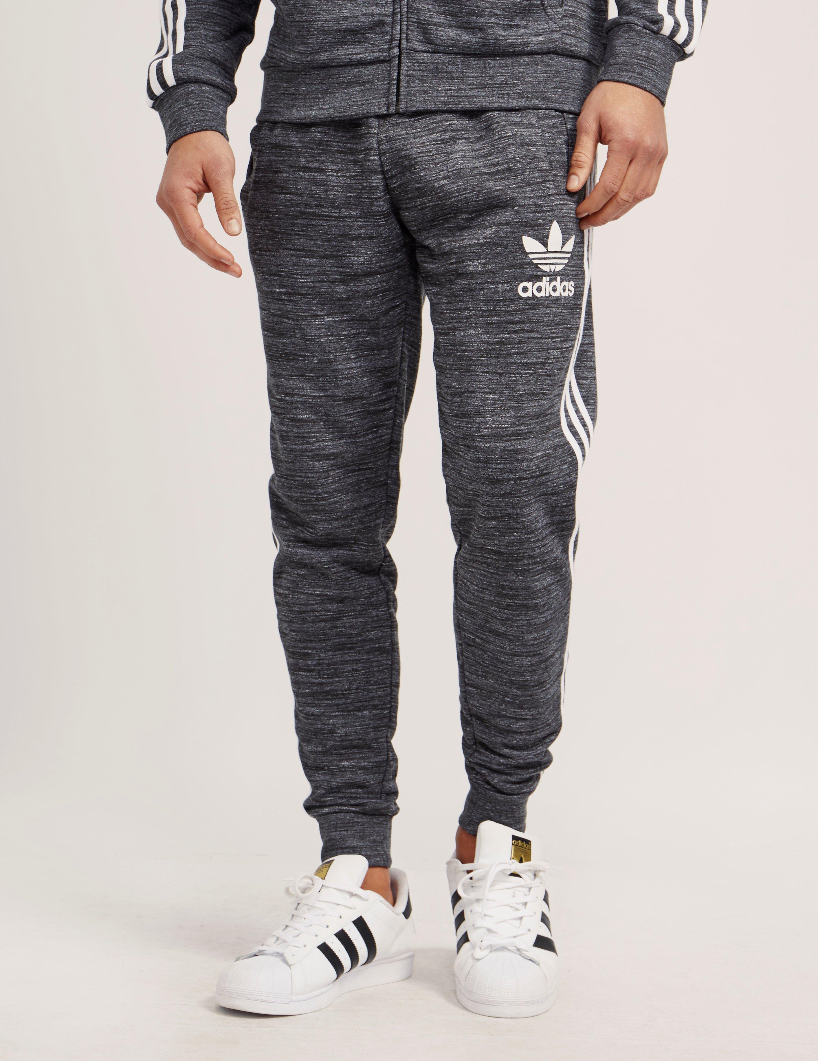 adidas Originals Cotton California Cuff Track Pants in Charcoal (Gray) for  Men - Lyst