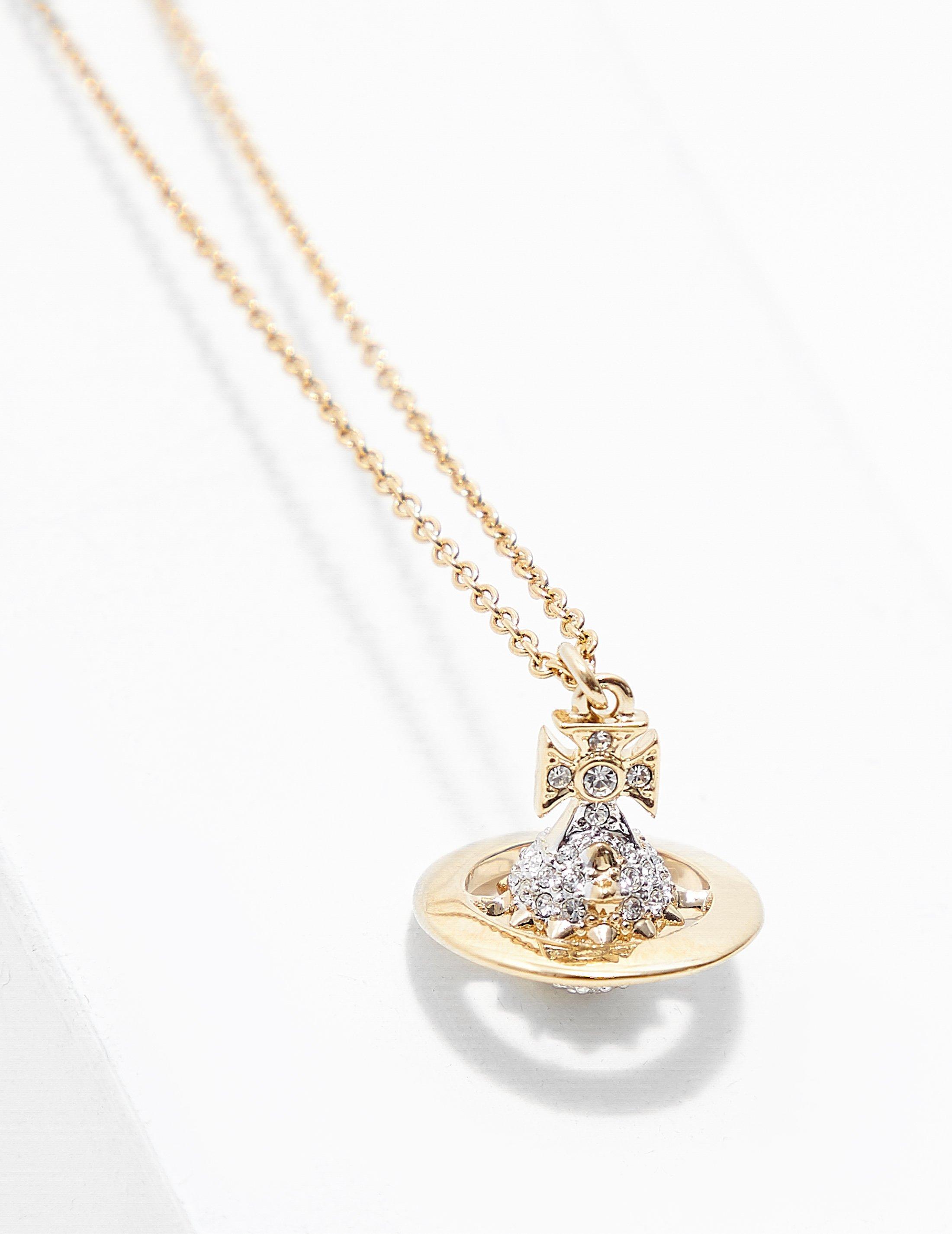Vivienne Westwood Womens Lena 3d Necklace Gold in Metallic ...