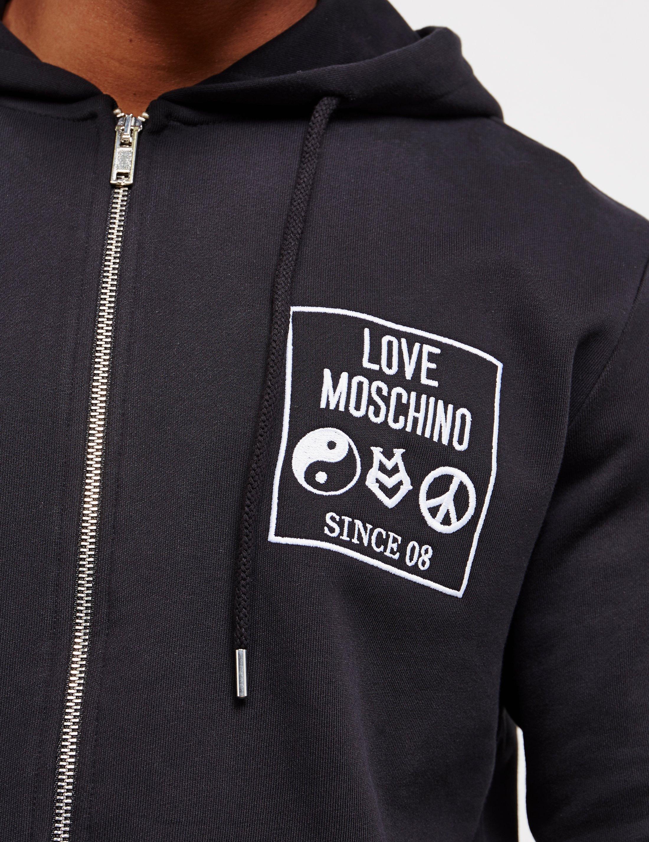 love moschino zip hoodie