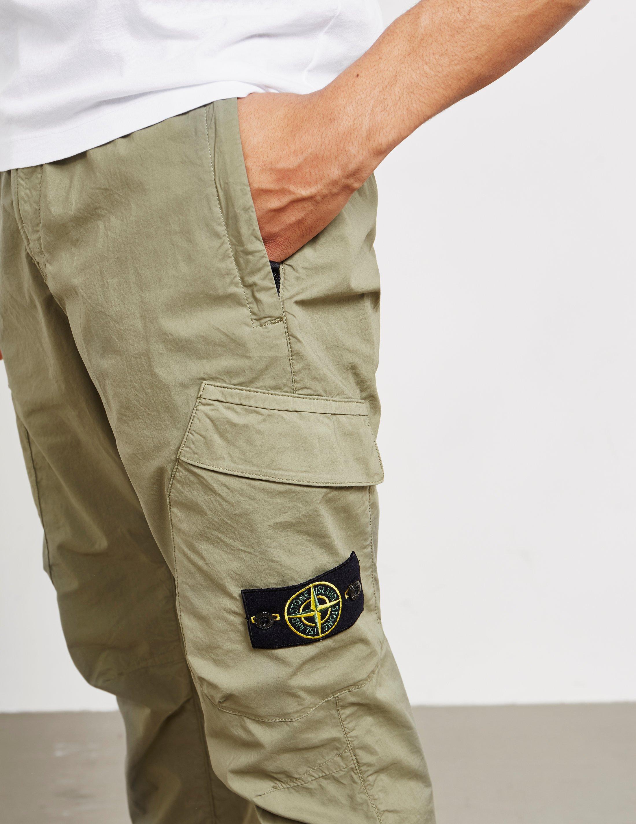stone island pull on cargo pants