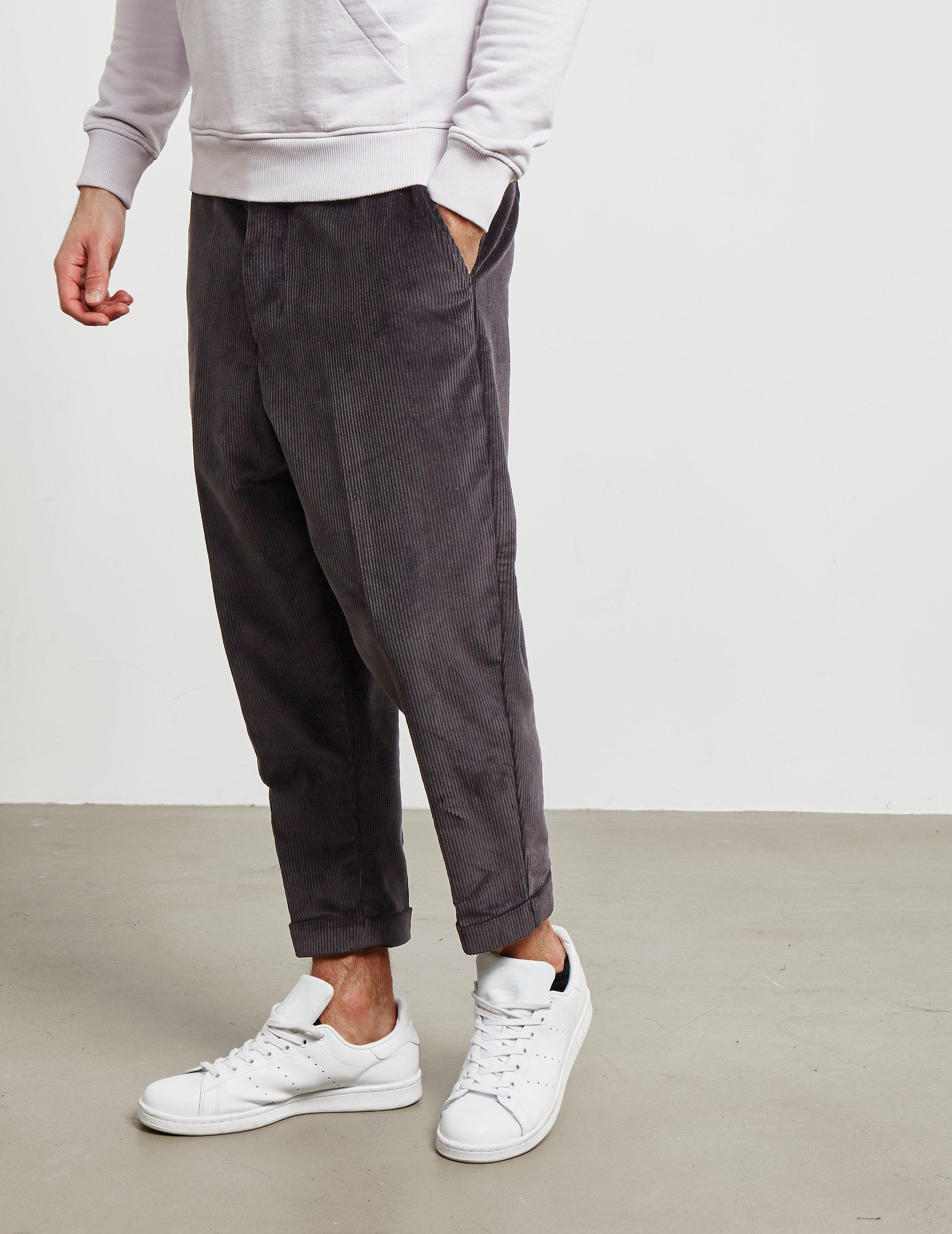 AMI Corduroy Cord Carrot Trousers 