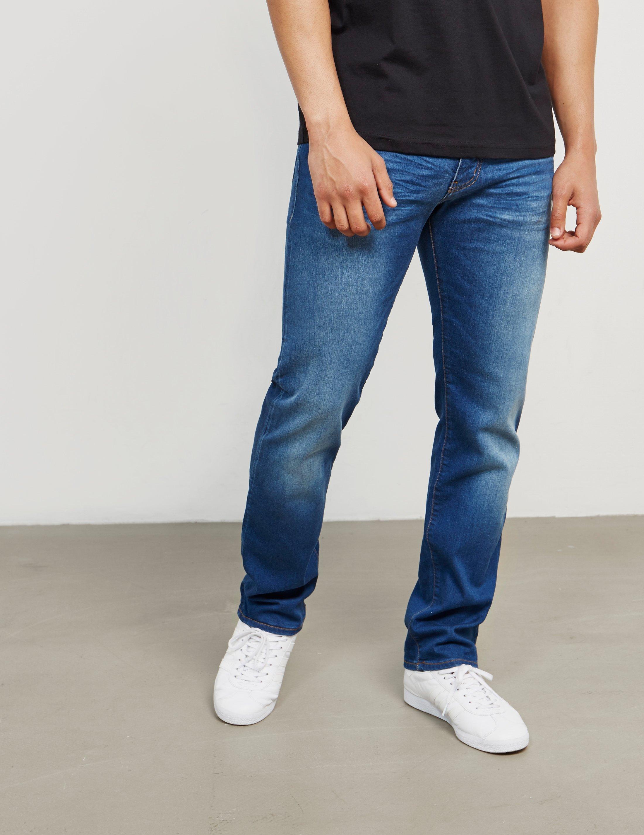 emporio armani j45 regular tapered jeans
