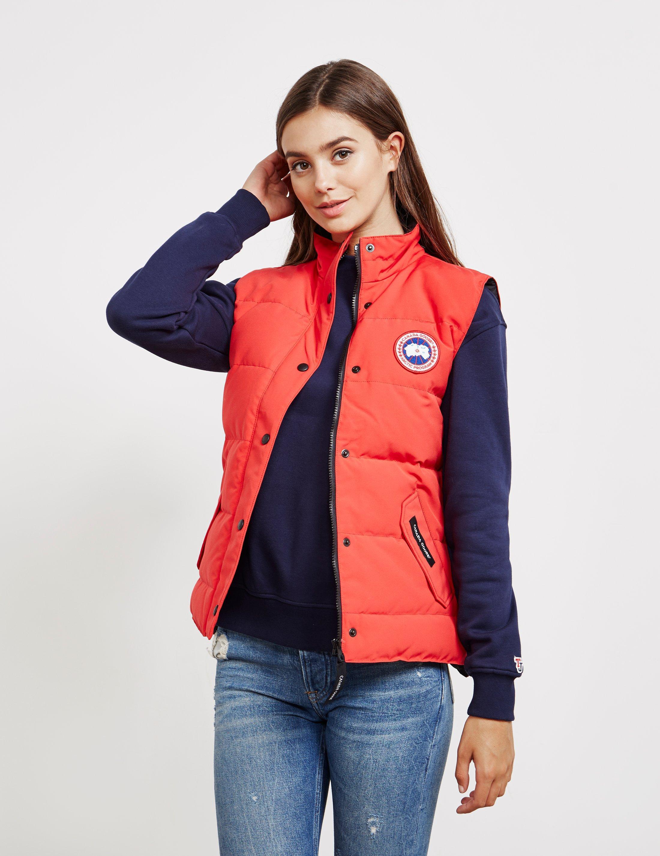 Canada Goose Goose Freestyle Padded Gilet Red - Lyst