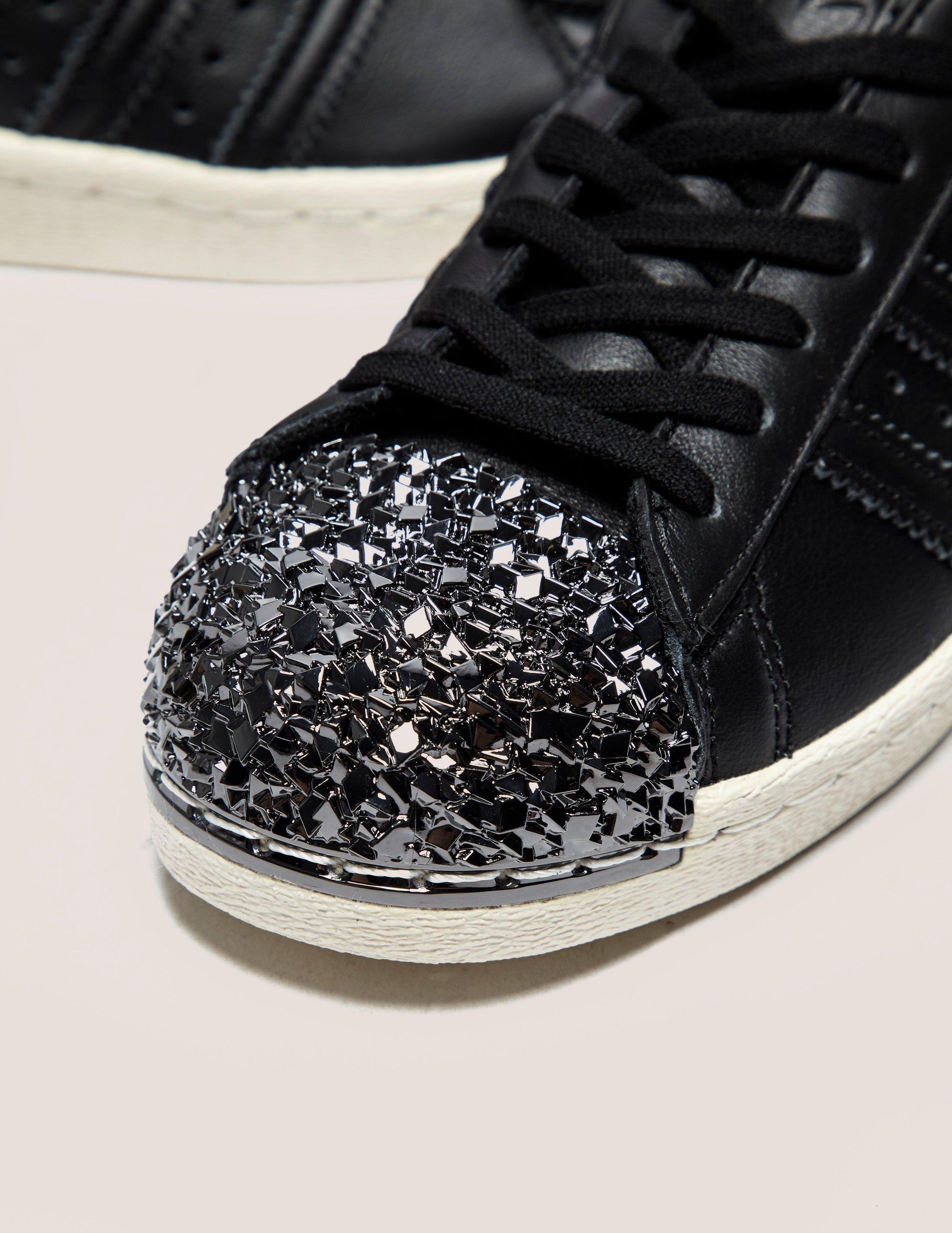adidas Originals Leather Superstar 80s Metal Toe in Black - Lyst