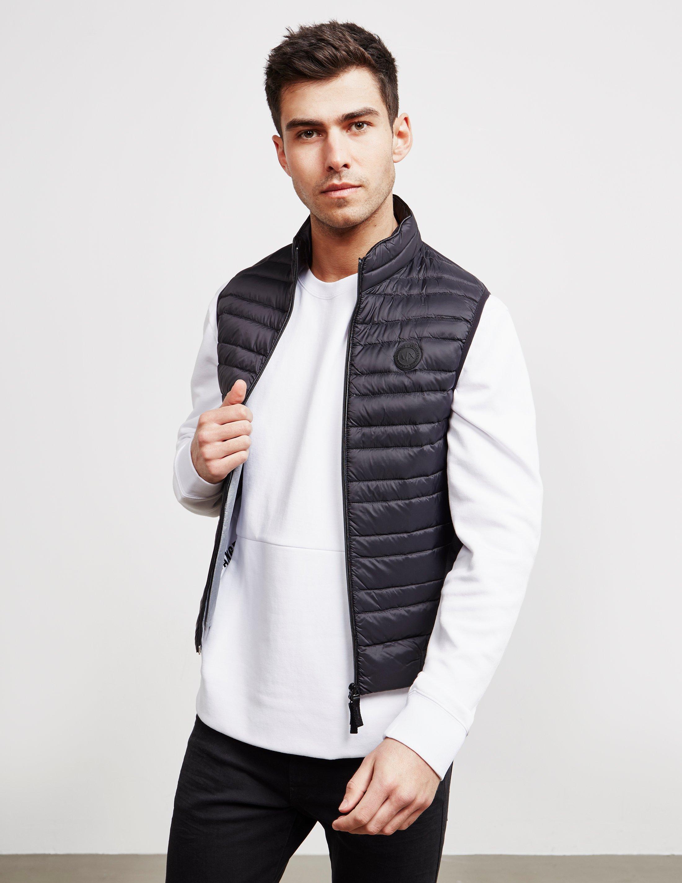 armani exchange gilet mens