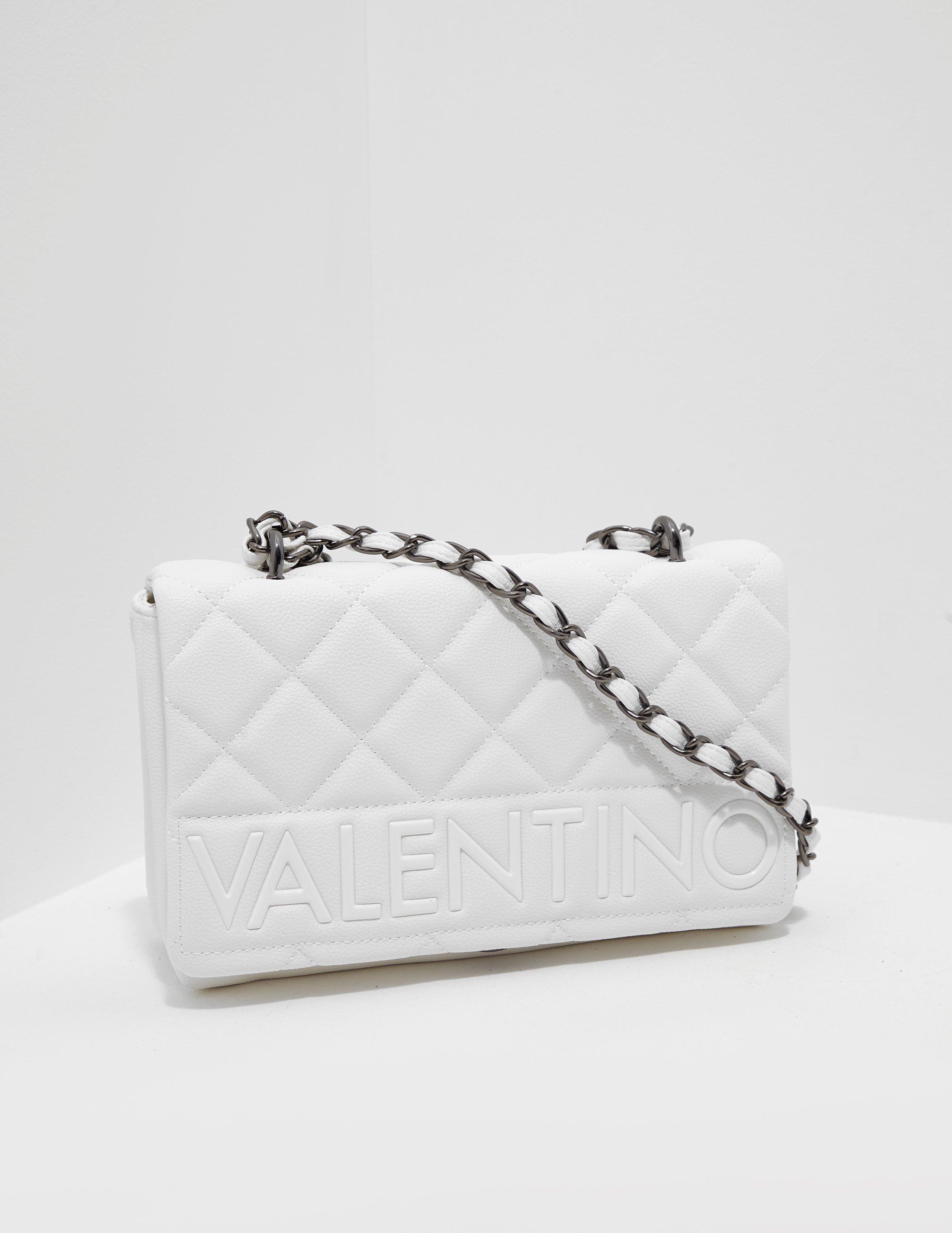 Valentino By Mario Valentino Licia Quilted Shoulder Bag White - Lyst