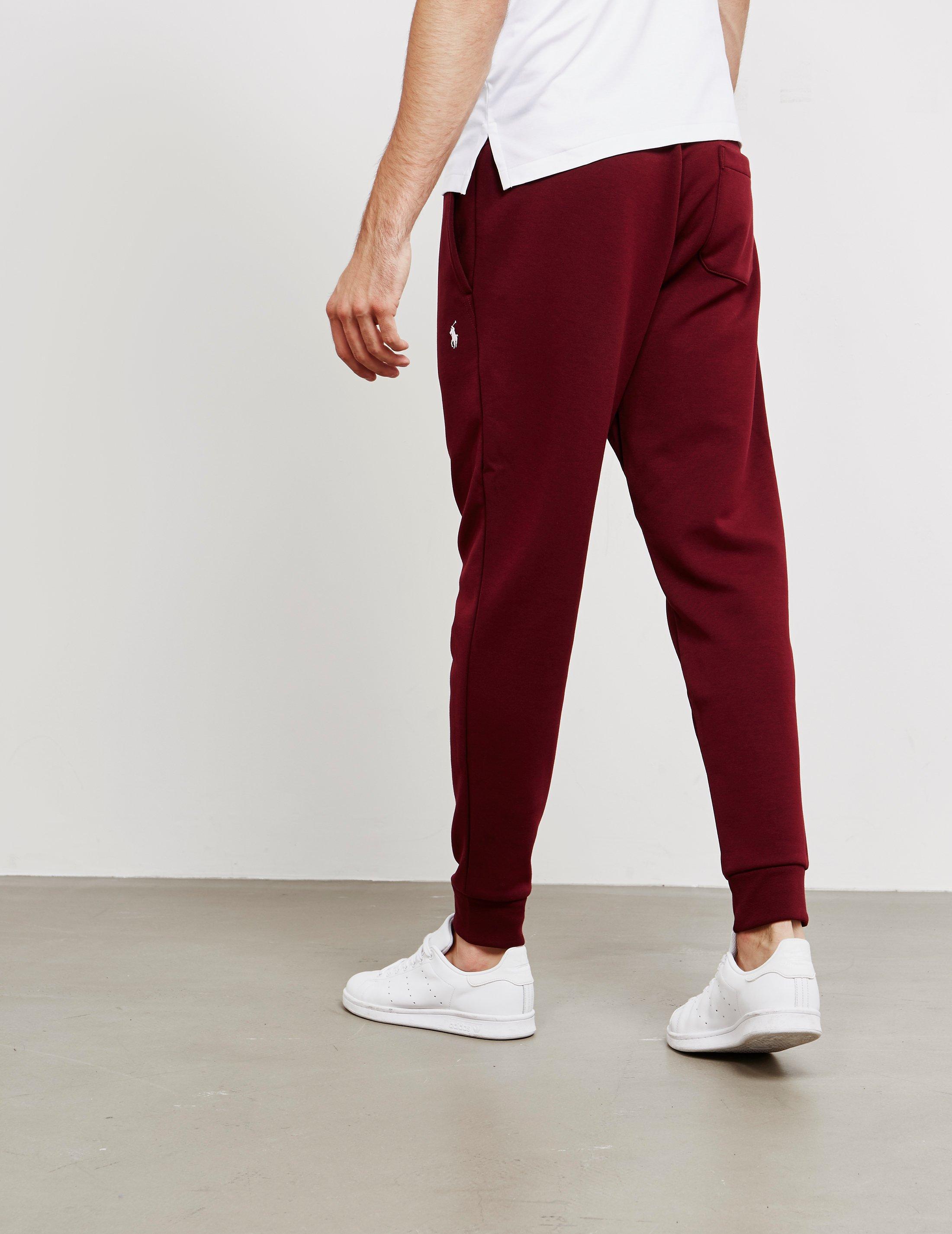 Polo Ralph Lauren Mens Tech Fleece Track Pants Red for Men - Lyst