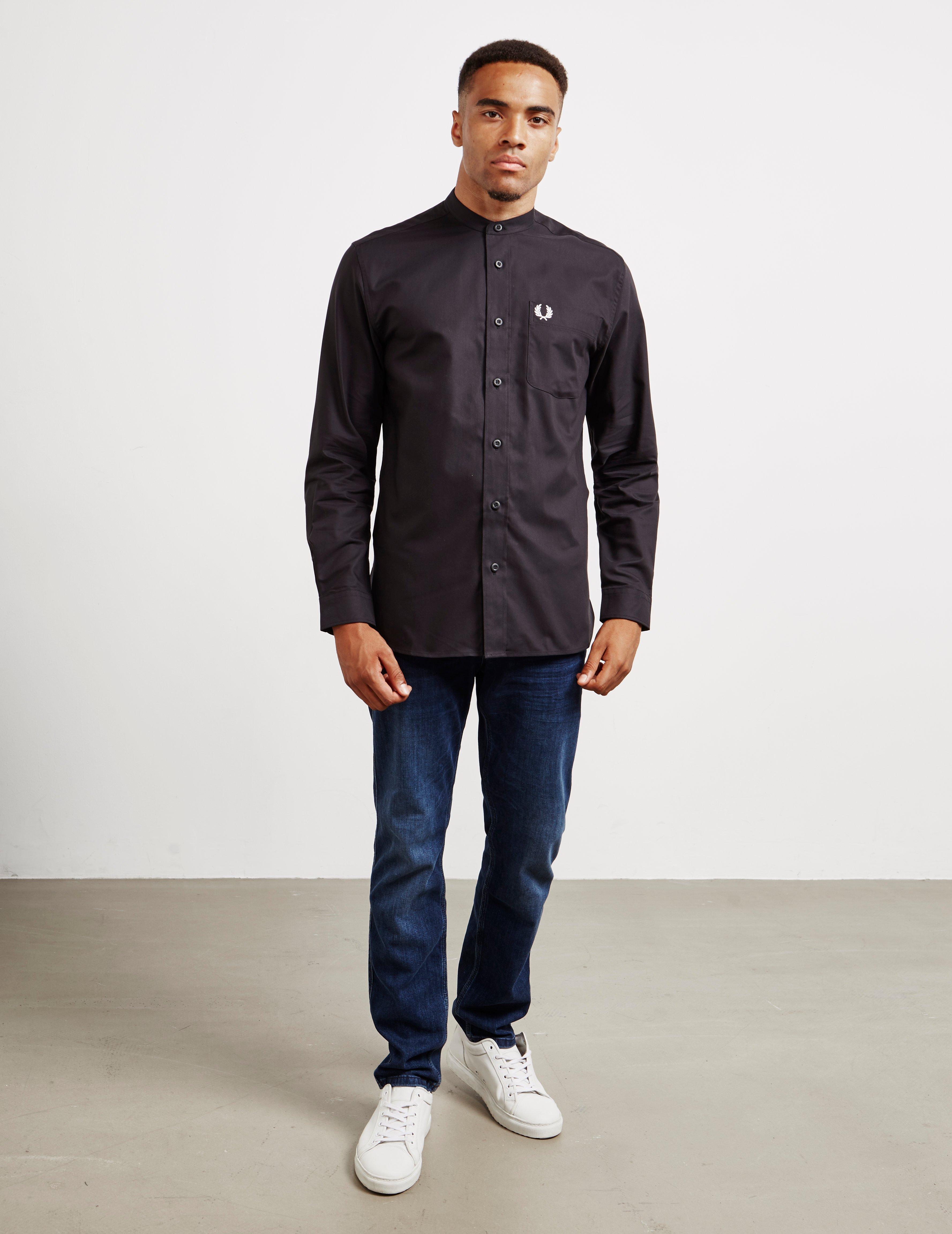 Fred Perry Cotton Grandad Collar Long 