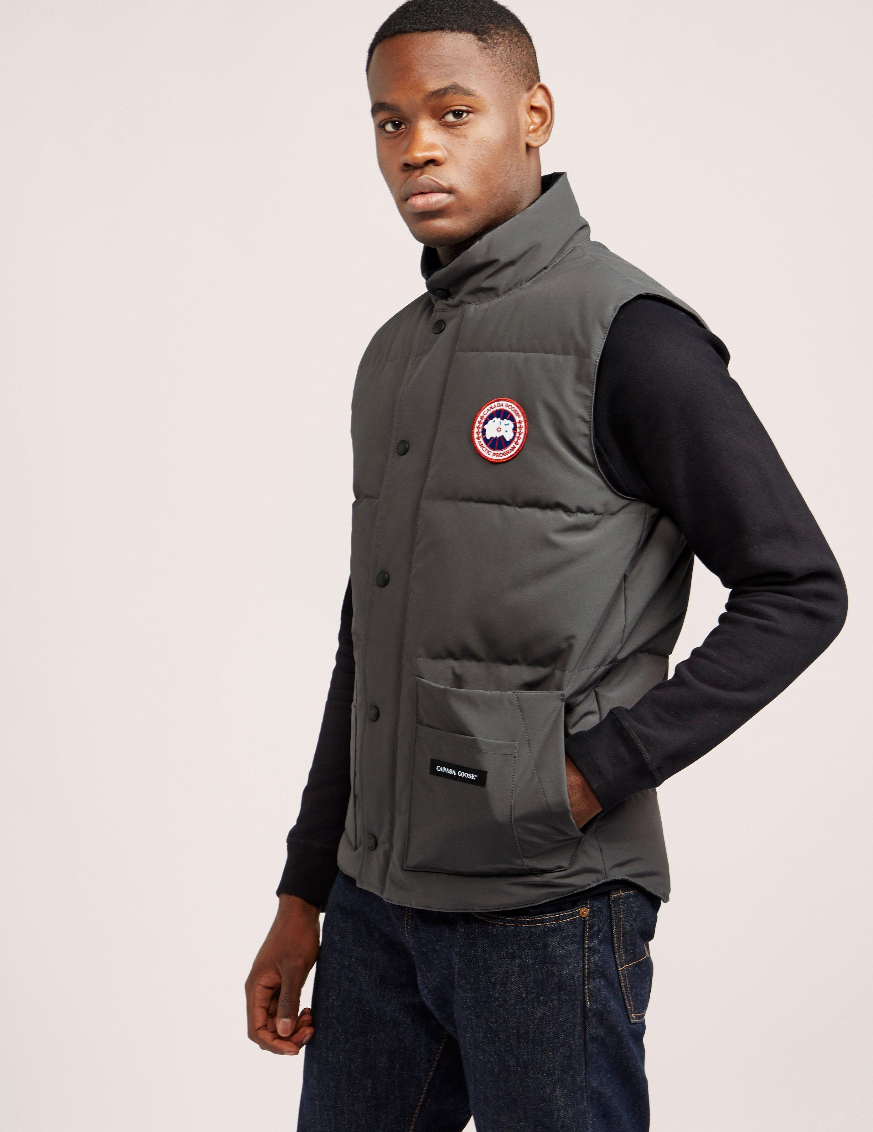 Canada Goose Mens Freestyle Padded Gilet Grey in Gray for Men | Lyst